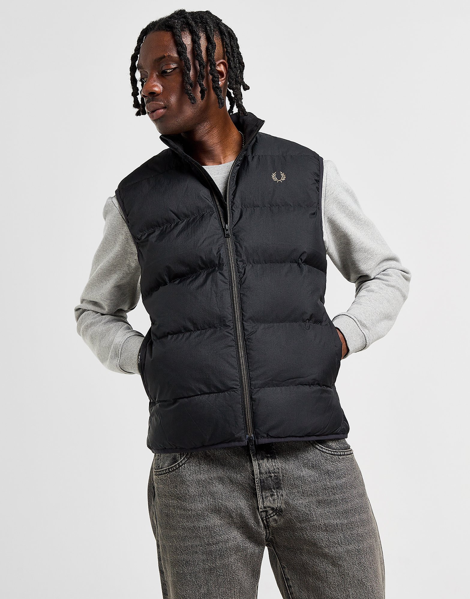 Fred Perry Veste sans manches Inline Homme