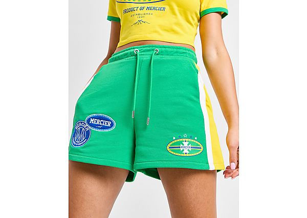 MERCIER Football Shorts Green- Dames Green
