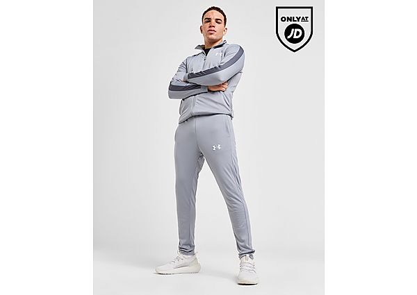 Under Armour UA Poly Track Pants Grey- Heren Grey