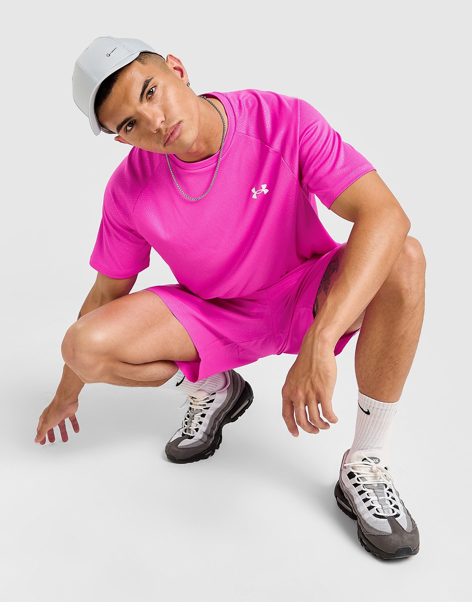 Under Armour Maglia Tech Emboss, rosa