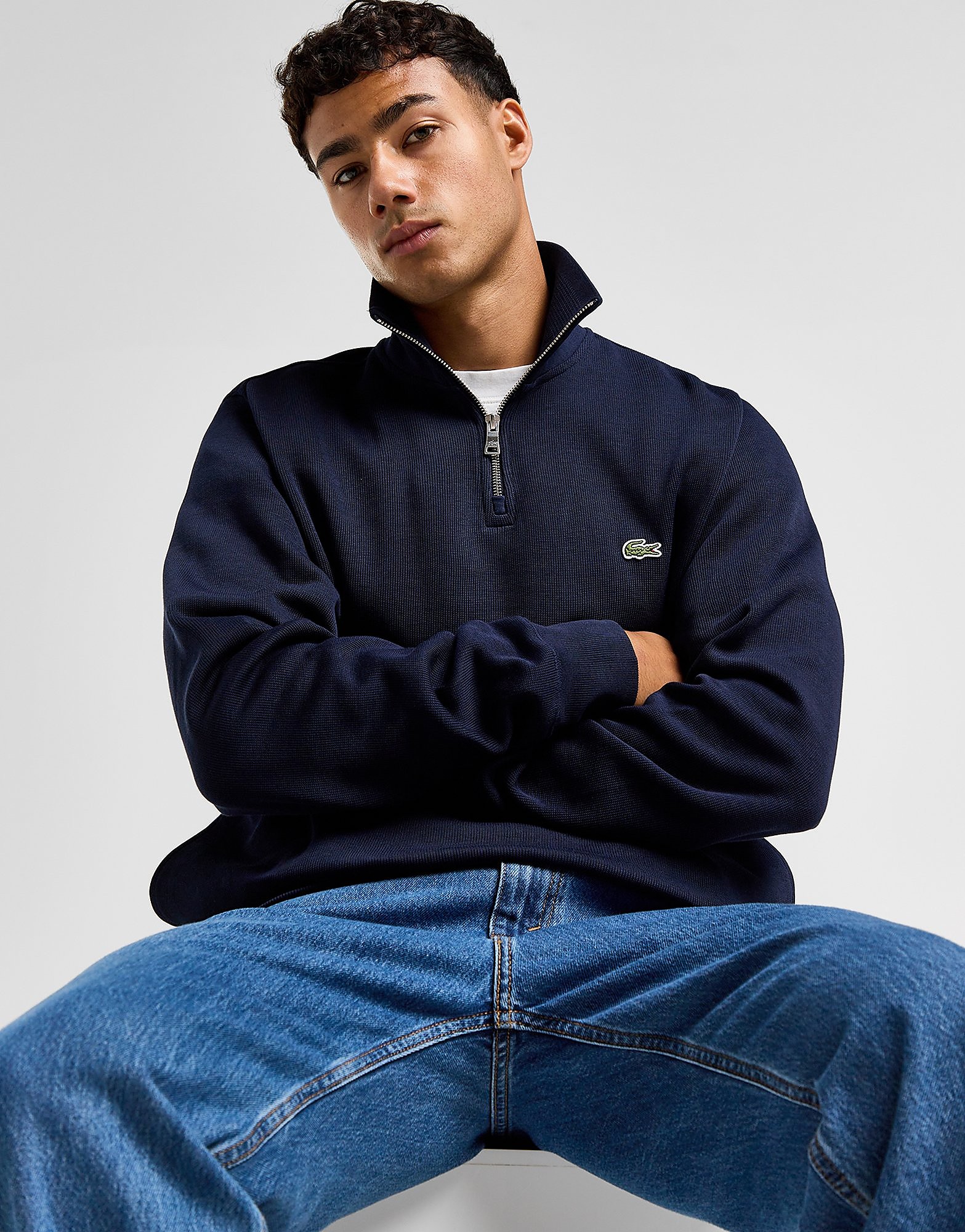 Lacoste 12 Zip Crew Sweatshirt