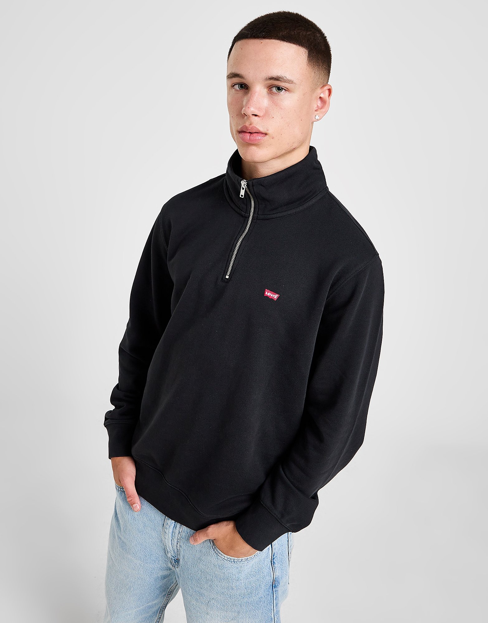 LEVI' Sweat Zippé Fleece Homme