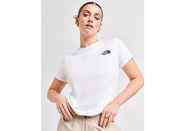 The North Face Never Stop Exploring Box Logo T-Shirt White- Dames White