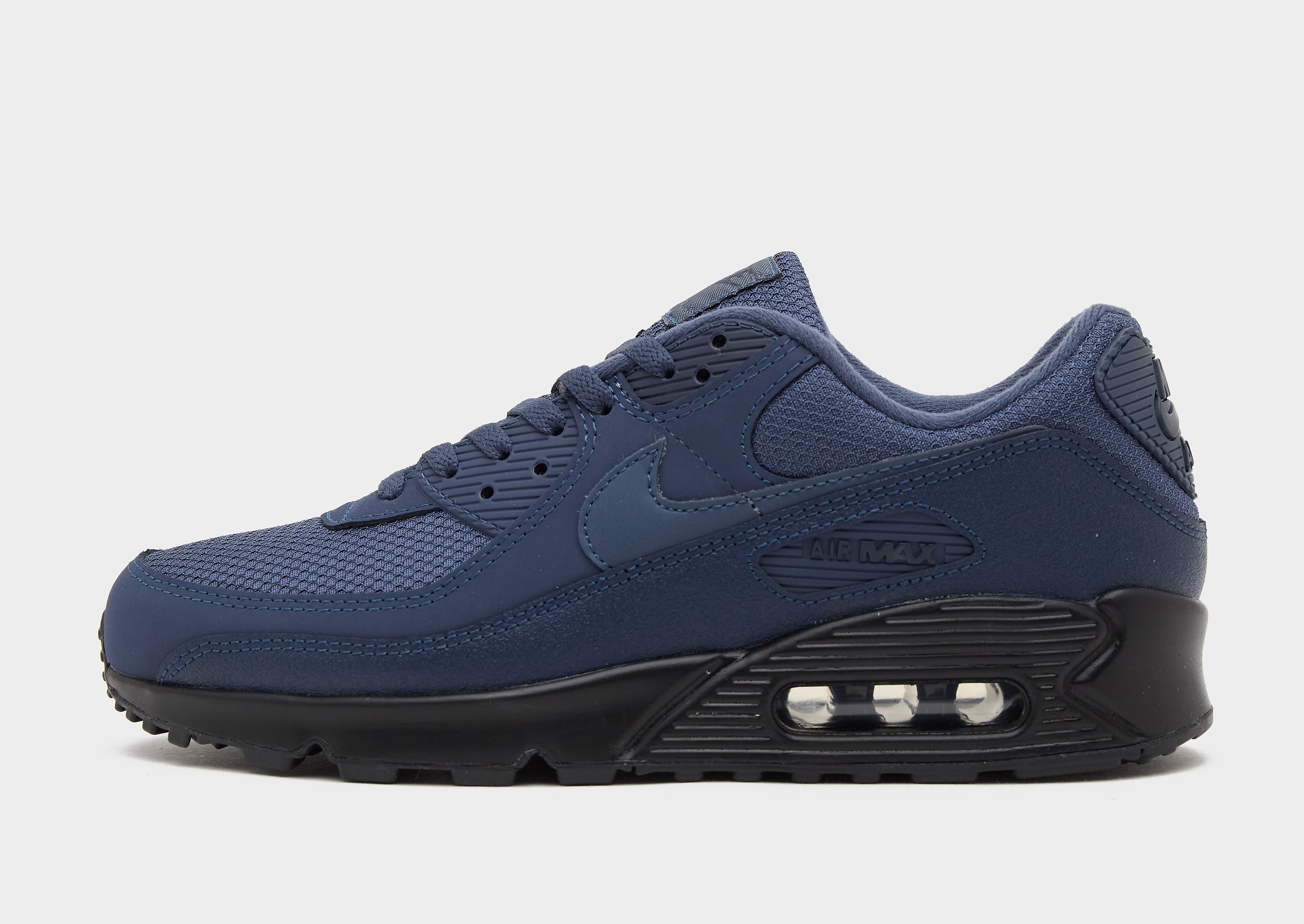 Nike Air Max 90 herensneaker rood en blauw