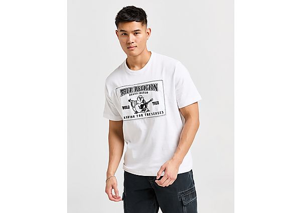 True Religion Applique T-Shirt White- Heren White