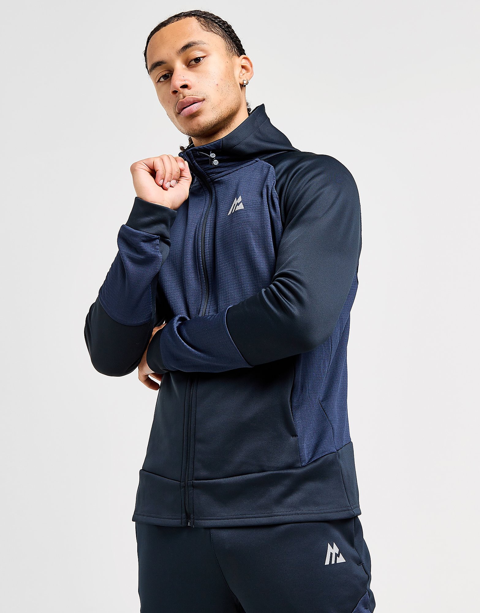 MONTIREX Sweat à Capuche Zippé Flex Gridded Homme