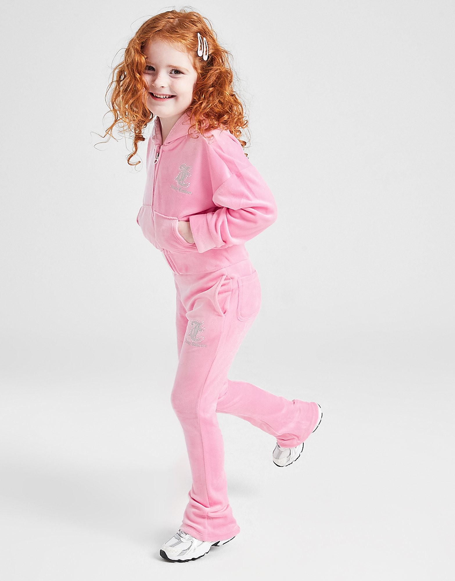 JUICY COUTURE Velour Felpa/Flares Completo Bambino