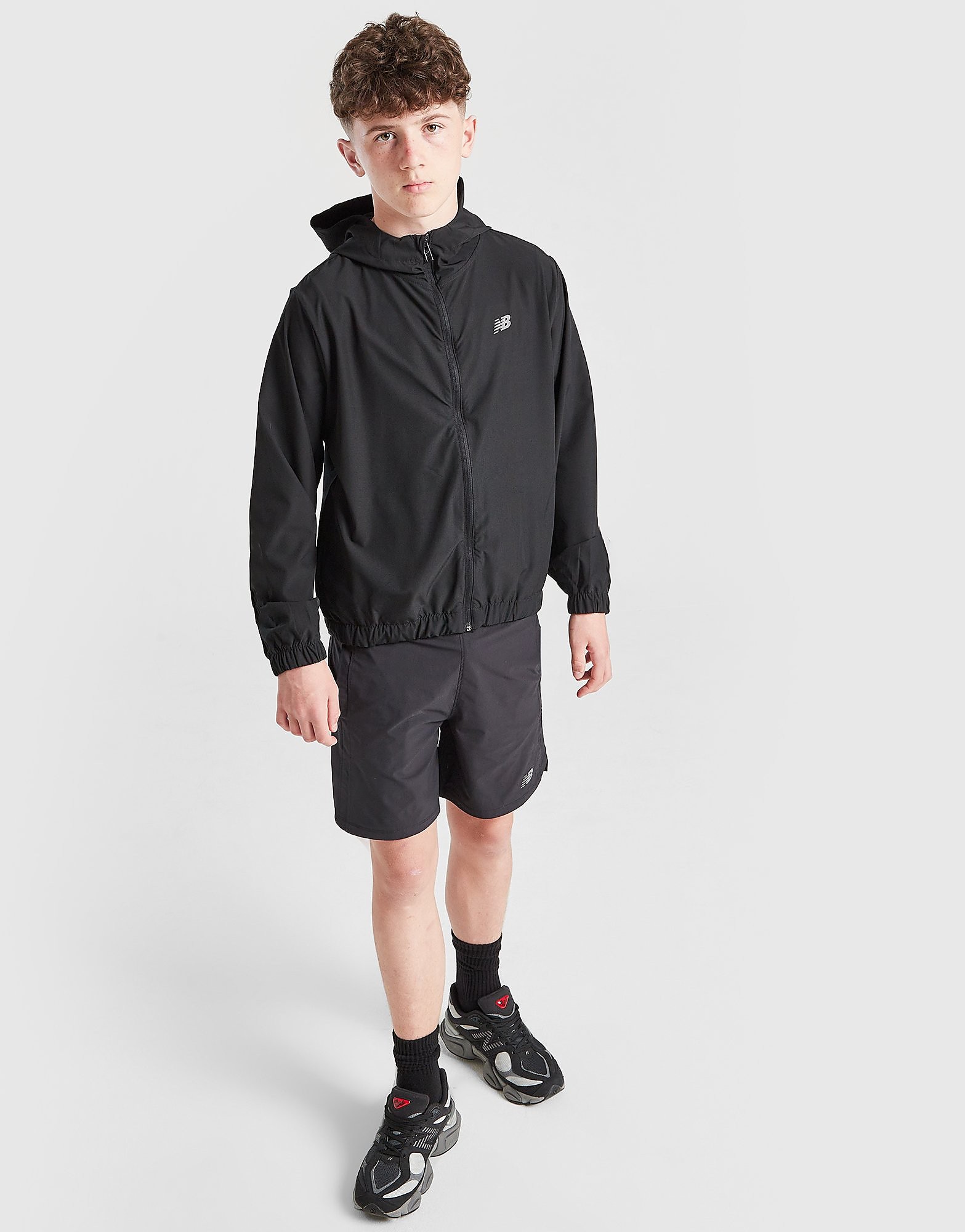 New Balance Woven Hooded Giacca Junior