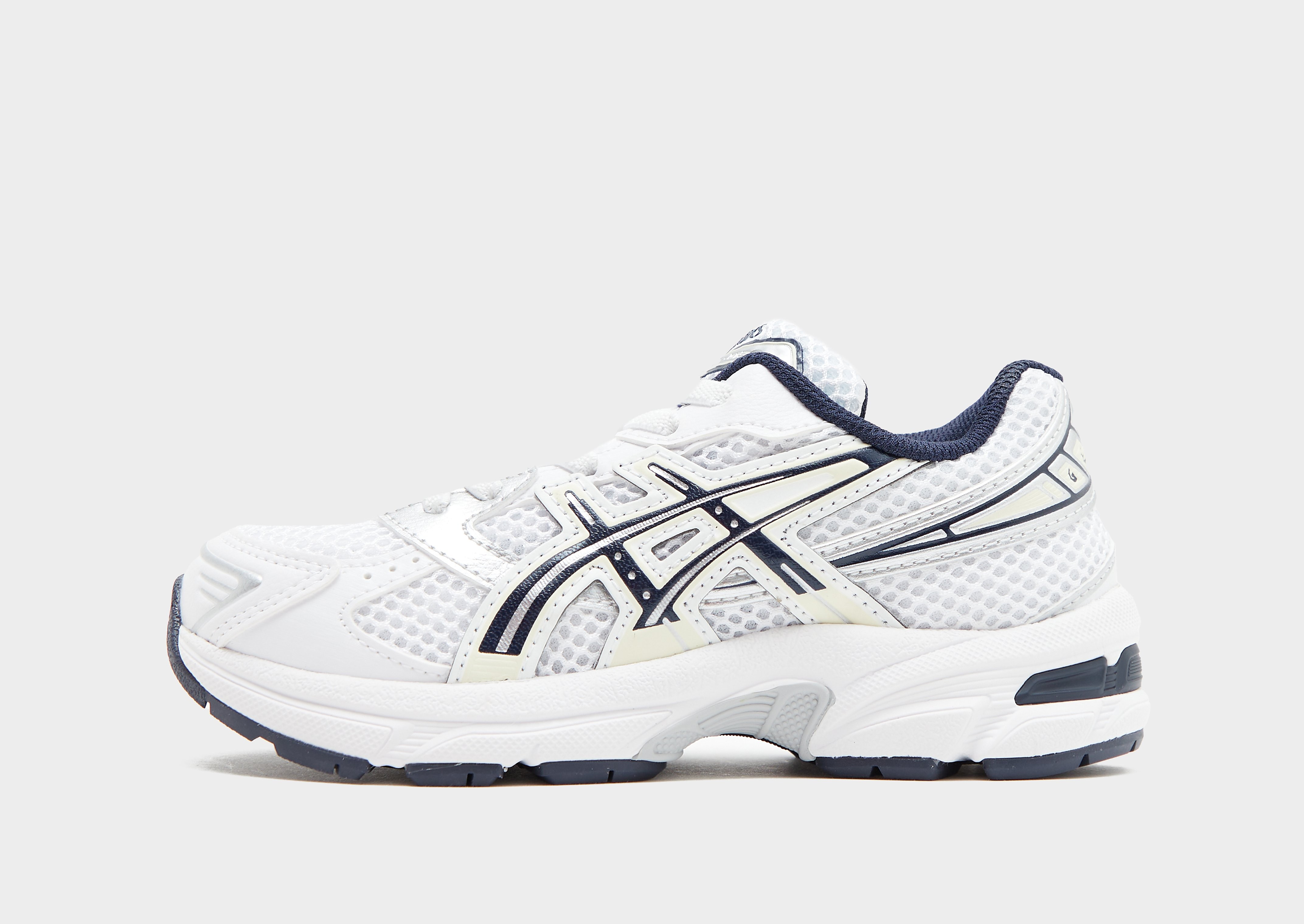 Asics Gel 1130 kindersneaker wit, zilver en blauw