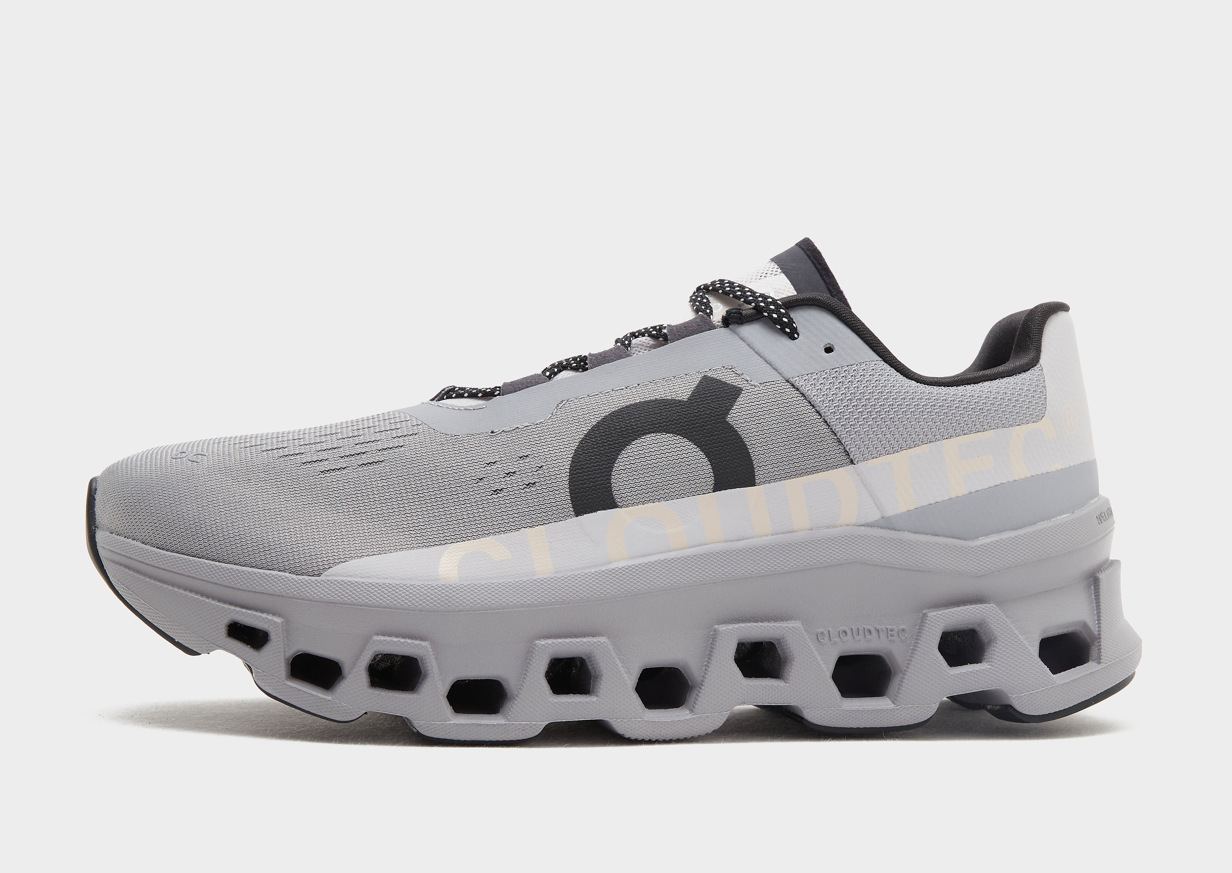 On Running Cloudmonster herensneaker grijs