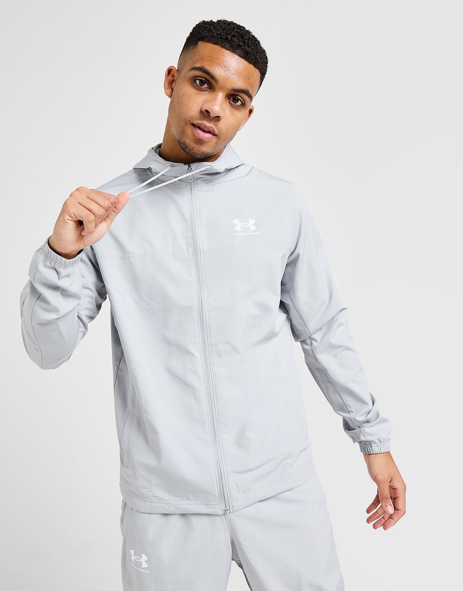 Under Armour Veste Rival Woven Gray Gray