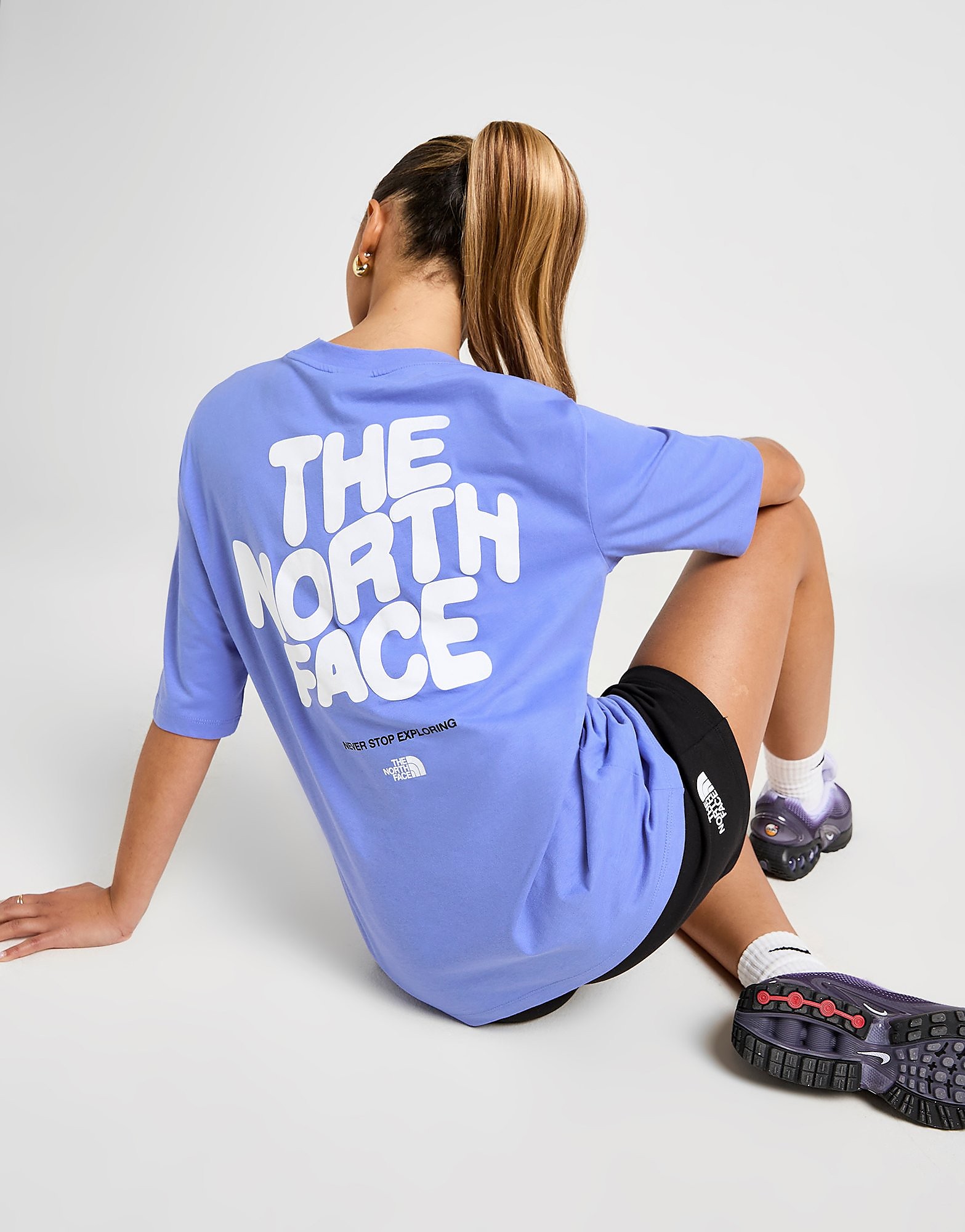 The North Face Swirl Graphic Boyfriend Maglia
