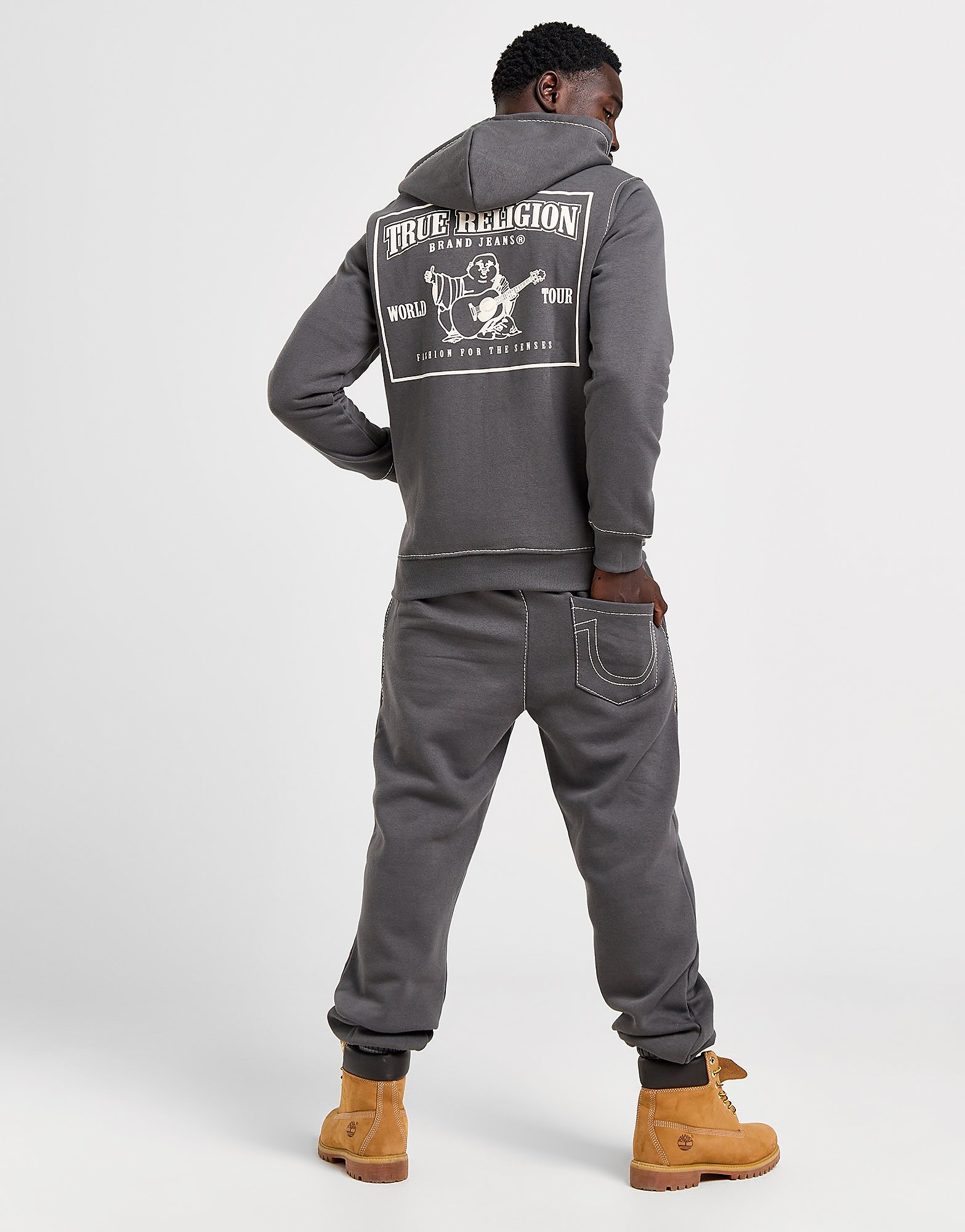 True Religion Big T Joggers - Grijs- Heren, Grijs