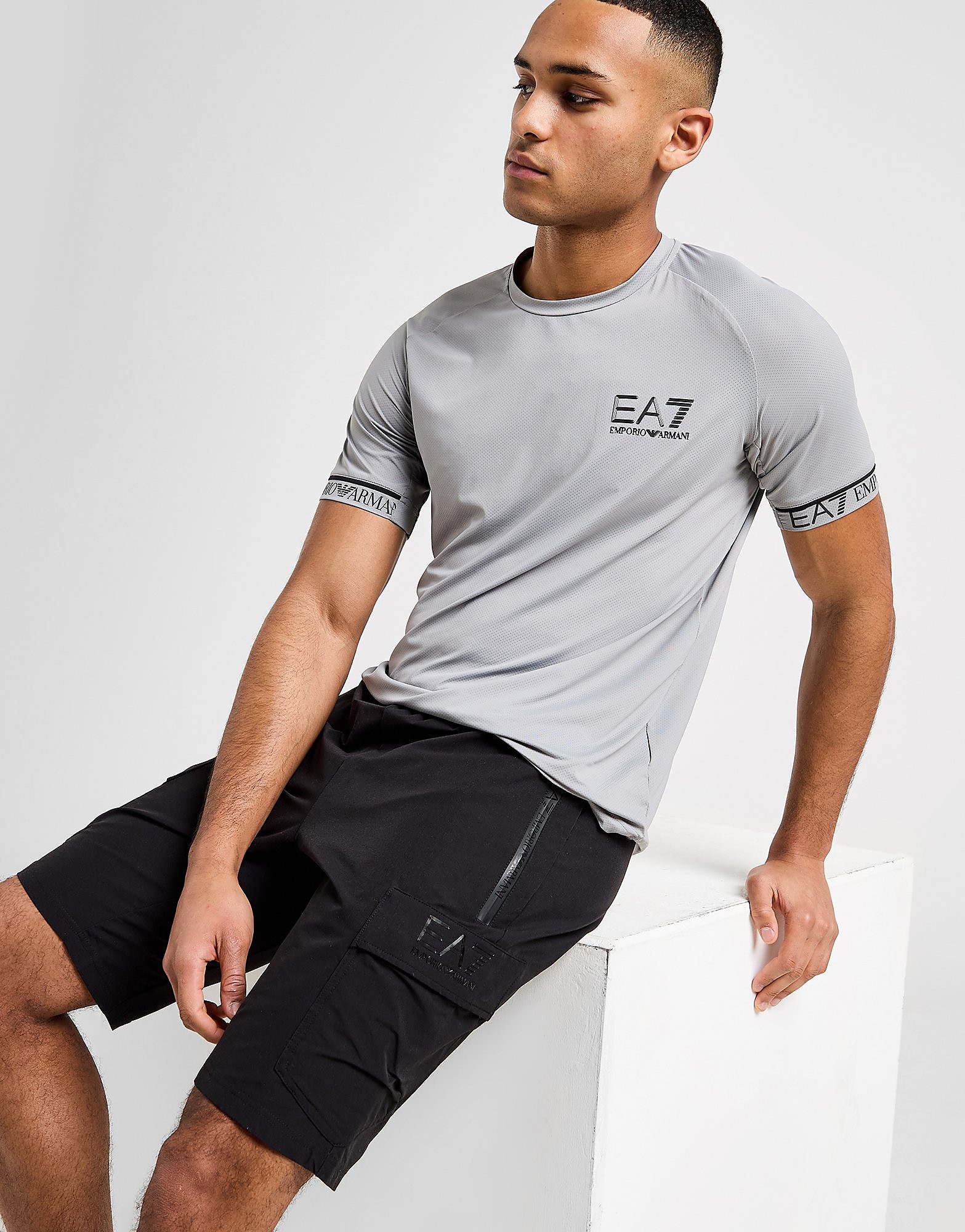 EA7 Emporio Armani T shirt Poly Tech - vue 1