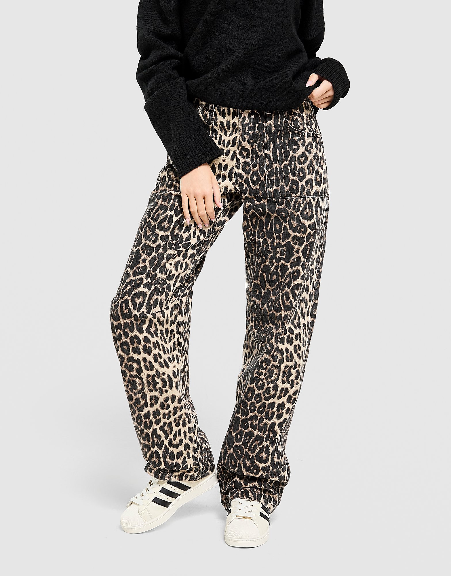 Unlike Humans Jean Léopard Femme