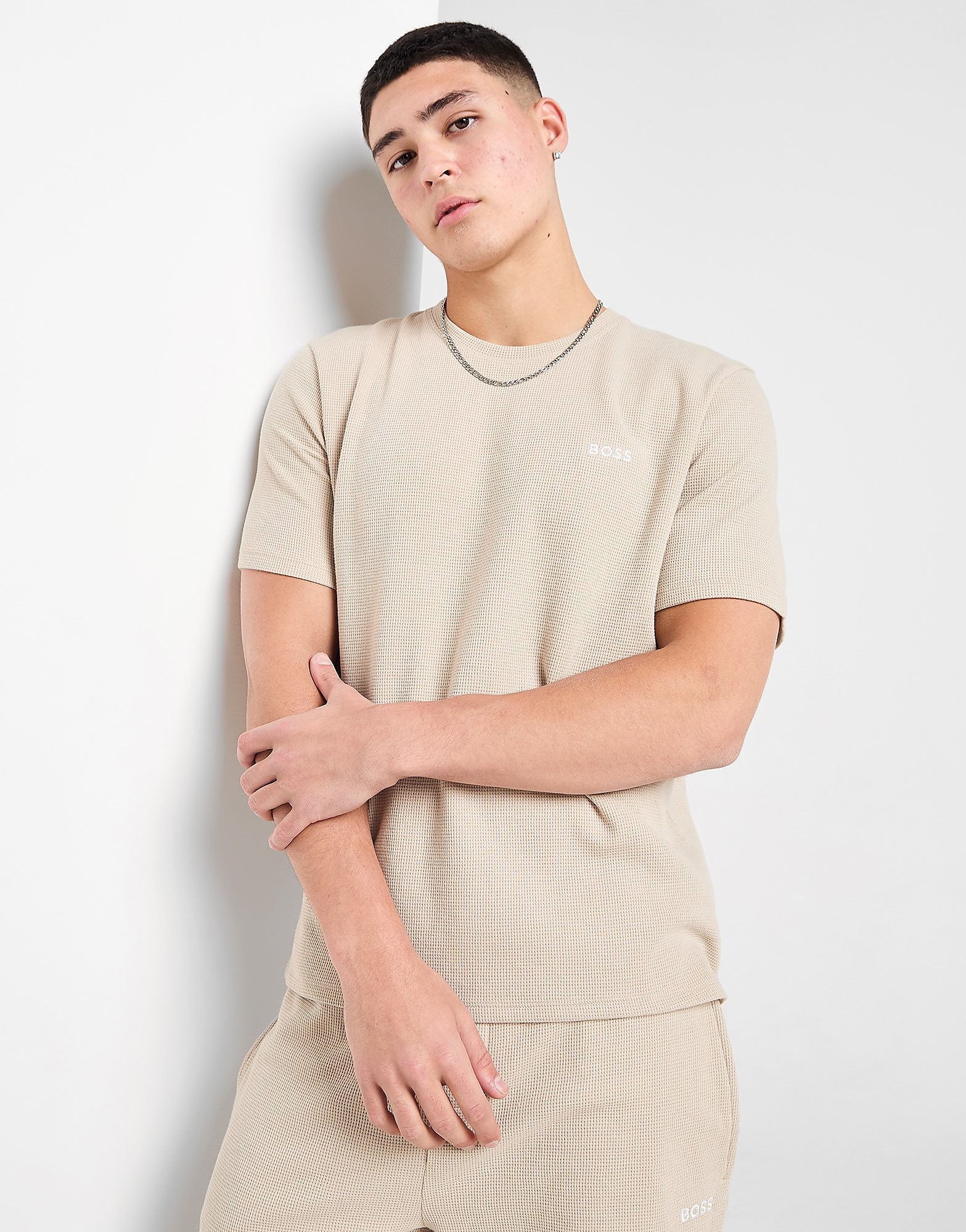 BOSS T shirt Waffle - vue 2