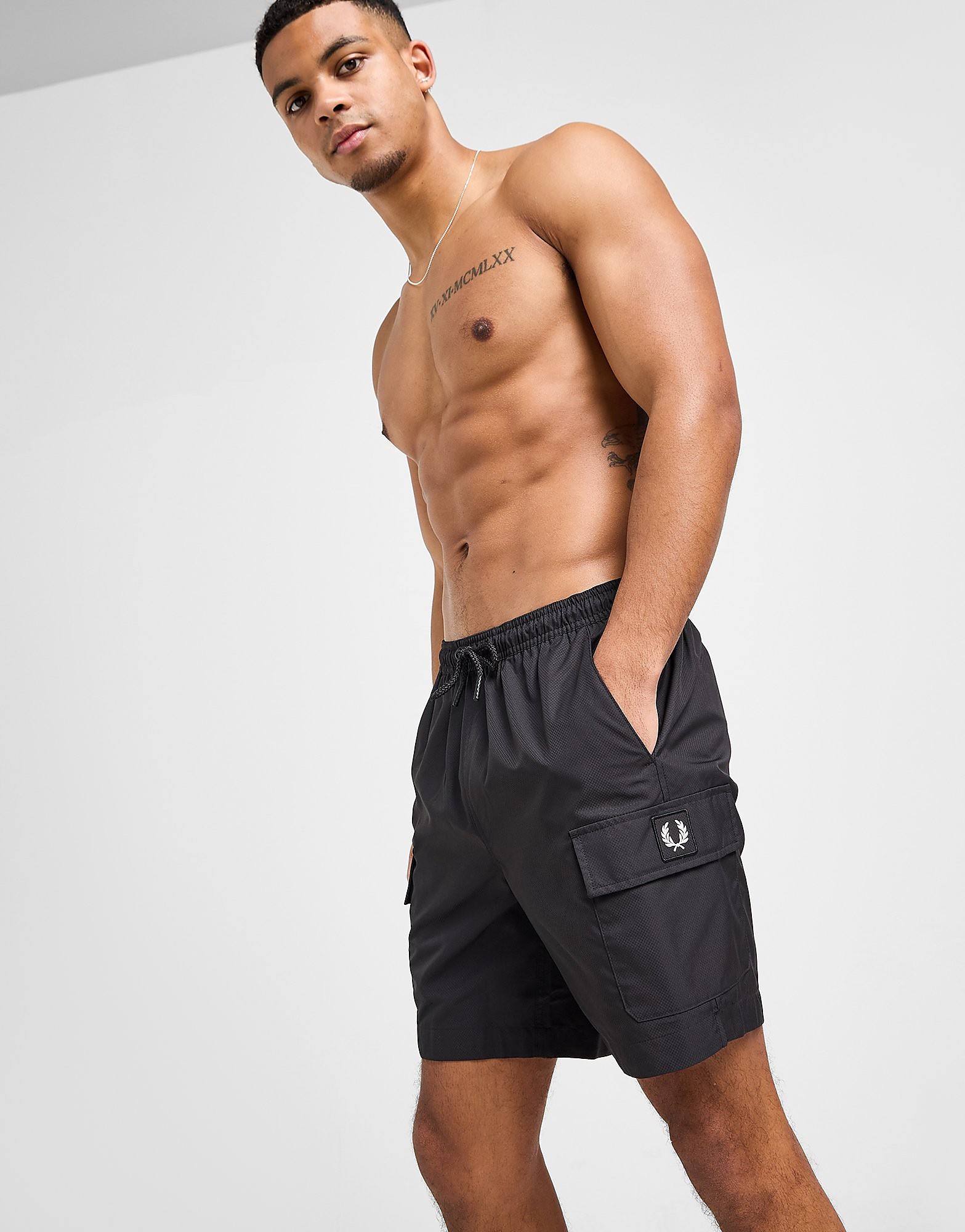 Fred Perry Short de Bain Cargo - vue 1