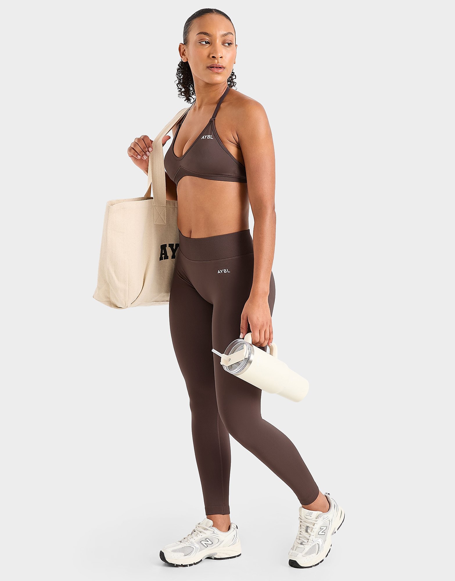 AYBL Adapt Seamless Tights - Bruin- Dames, Bruin