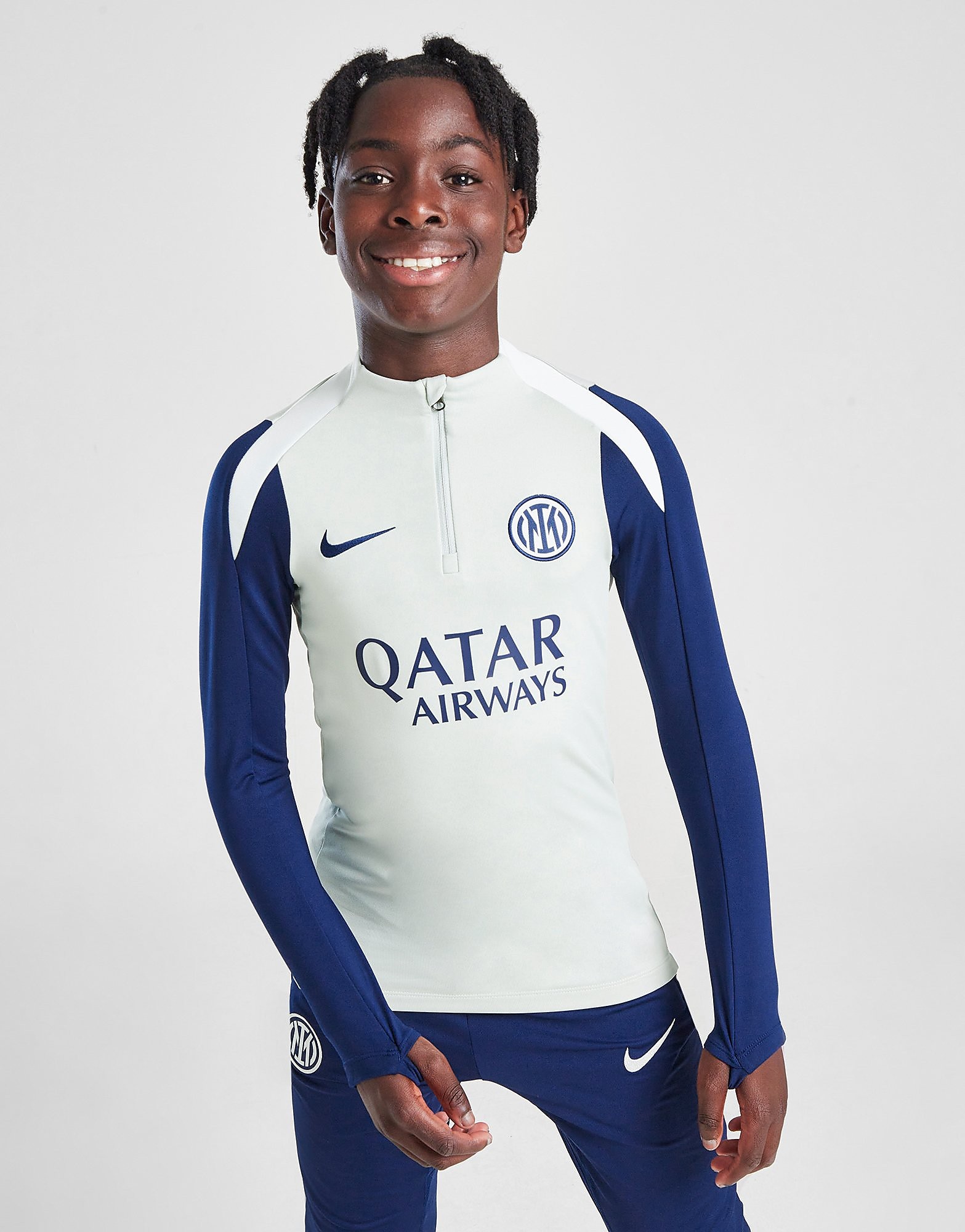 Nike Inter Milan Strike Drill Top Junior Haze Haze