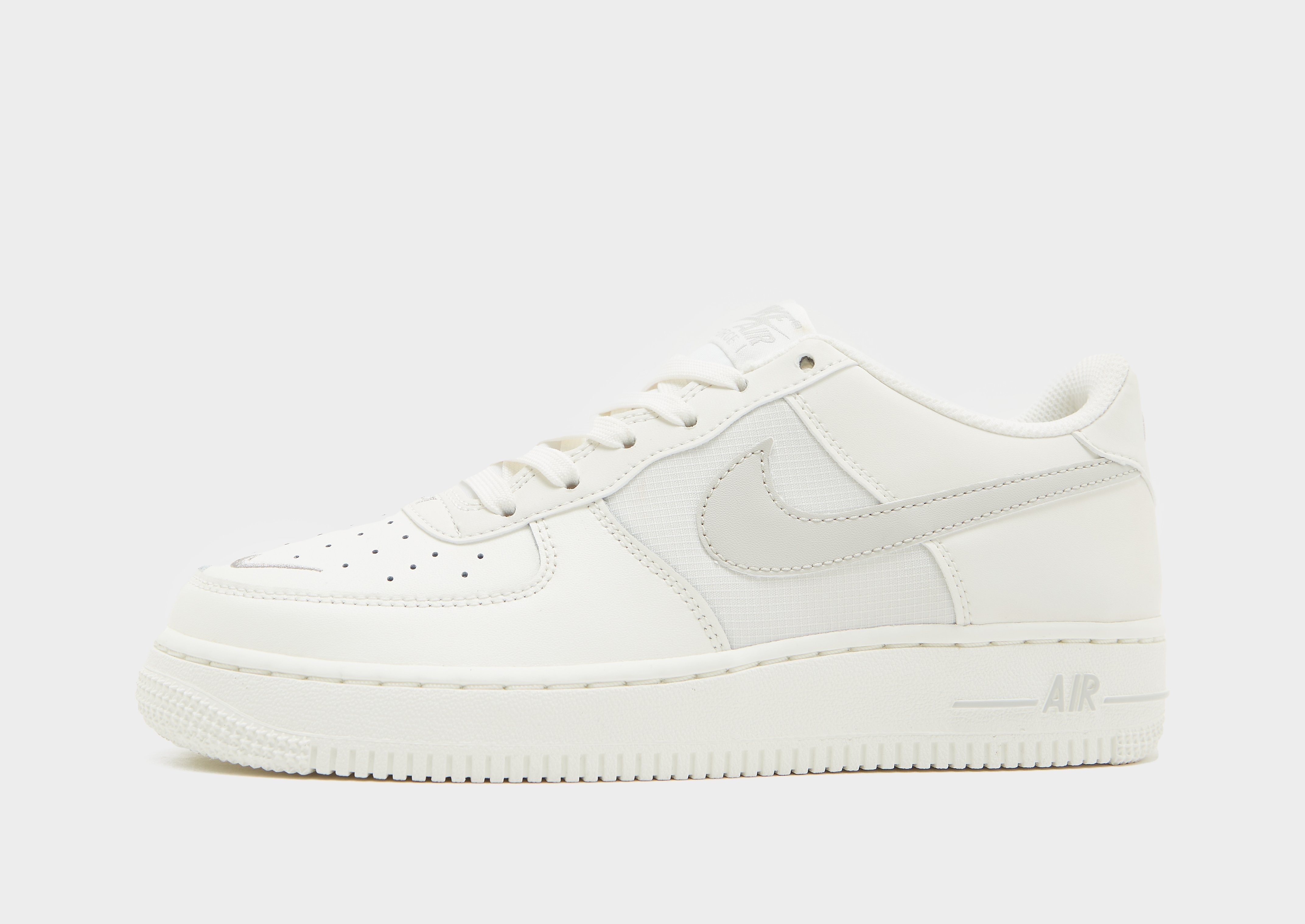 Nike Air Force 1 Embroidered Swoosh Junior Sail Sail