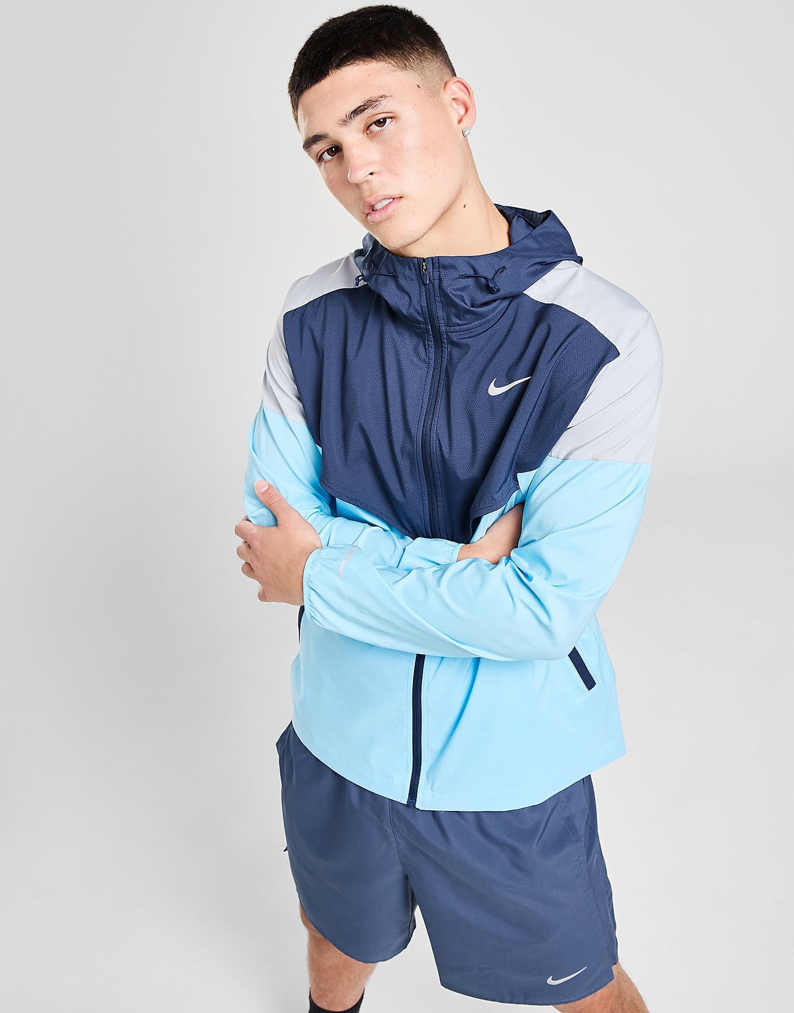 Nike Giacca Packable, blu