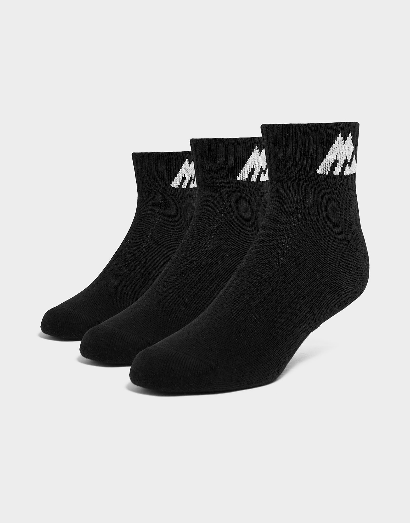 Er-Pack Viertelsocken - Damen, Schwarz