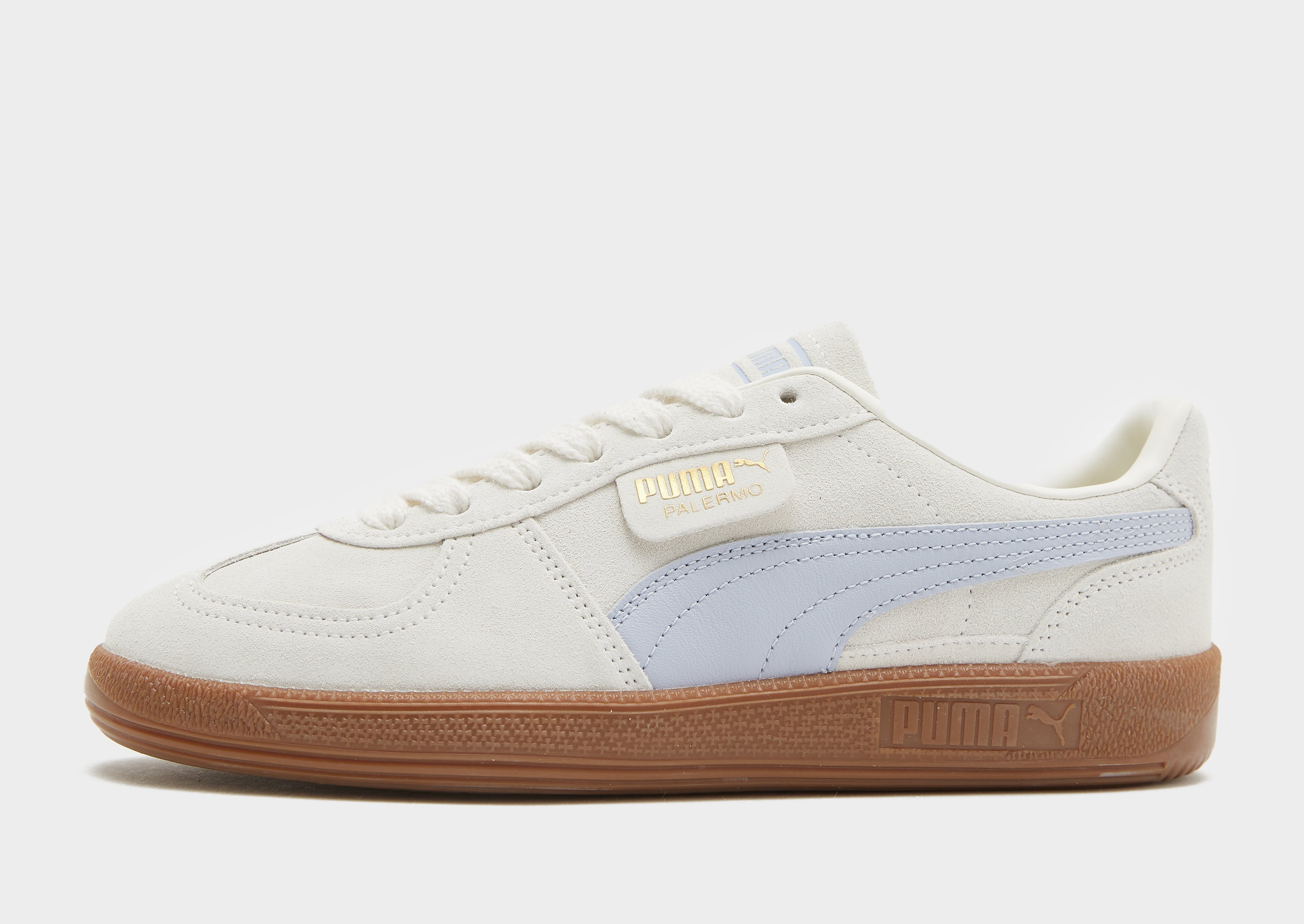 Puma Palermo damessneaker grijs en paars
