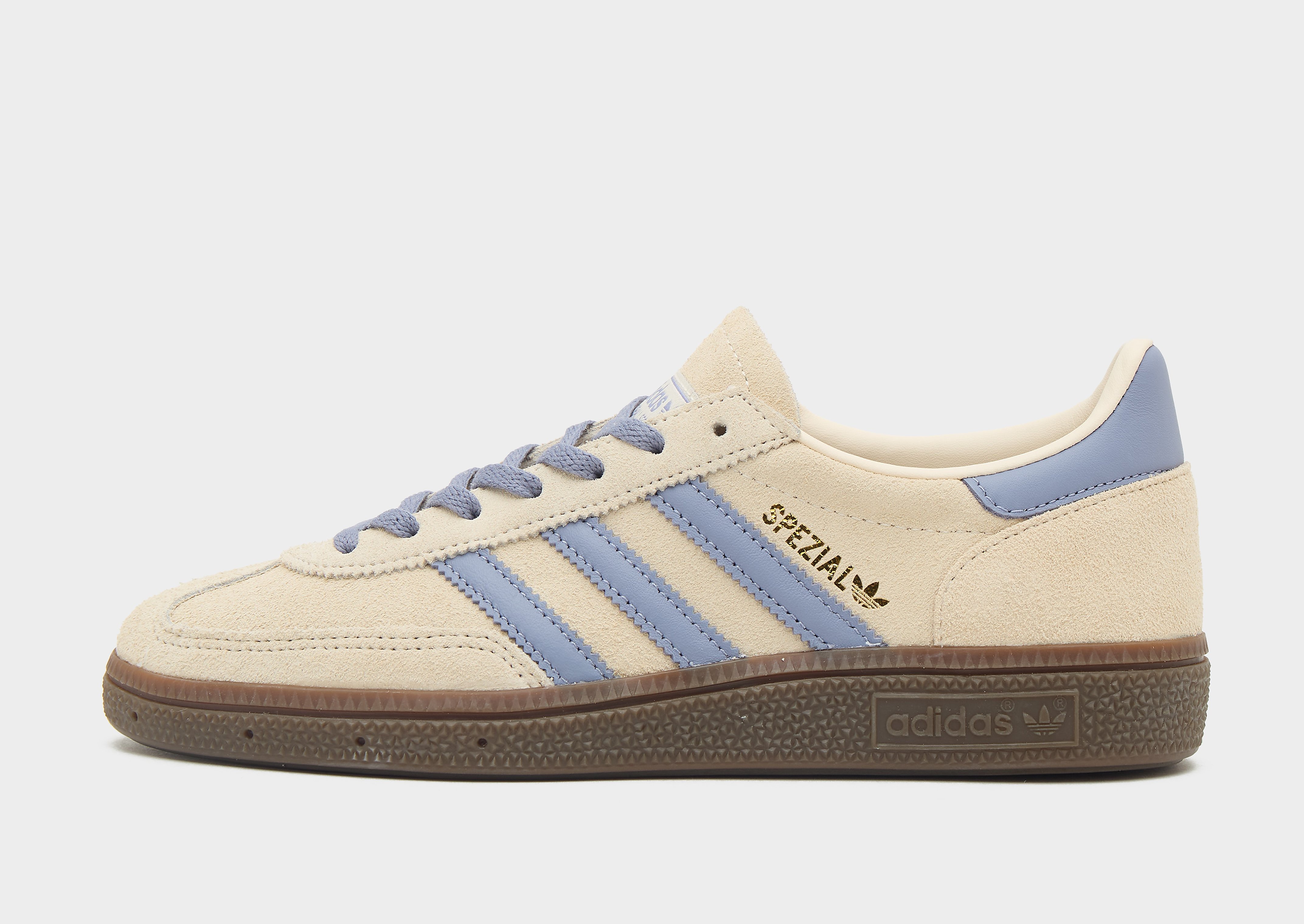 Adidas Handball Spezial damessneaker wit, zilver en paars