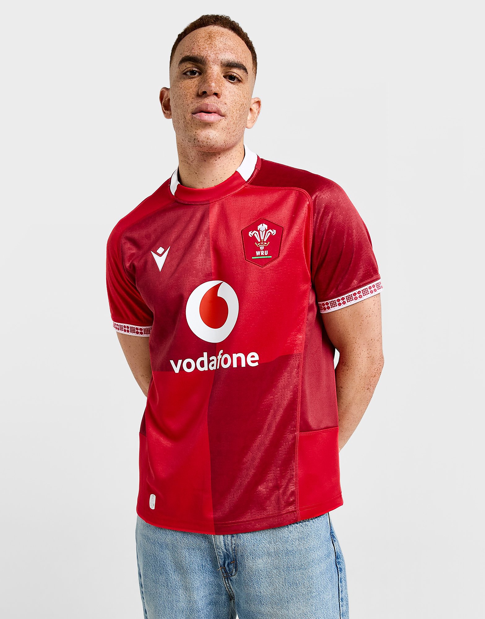 Macron Wales Rugby 202526 Home Shirt