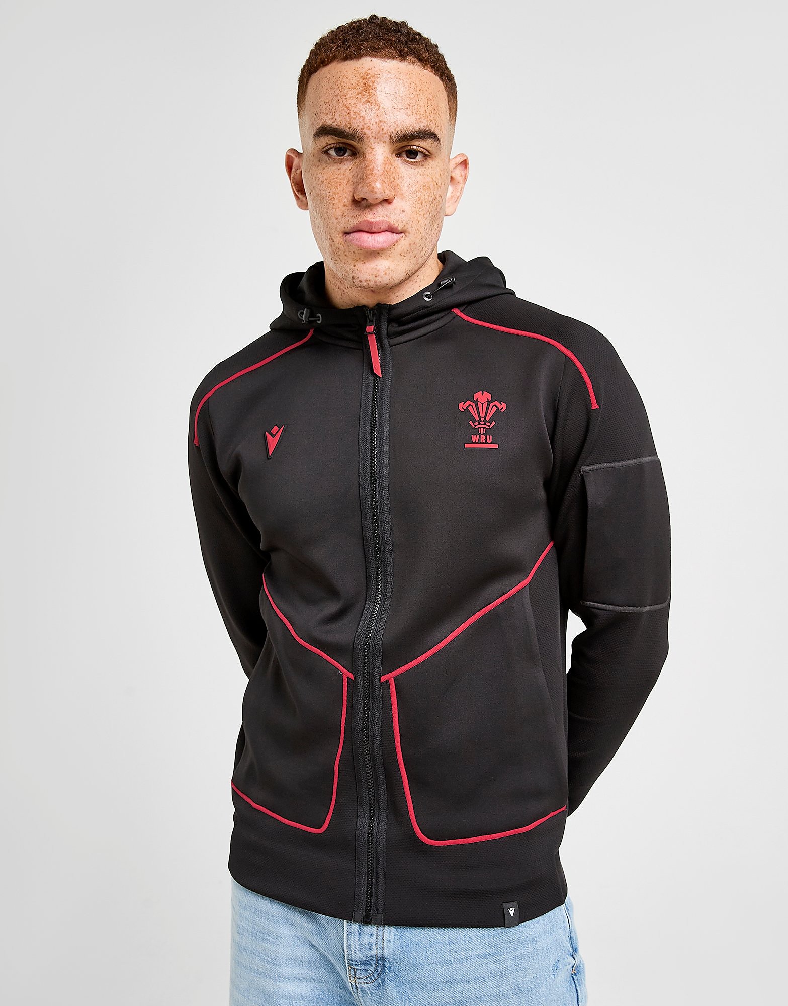 Macron Welsh Rugby Travel Hoodie