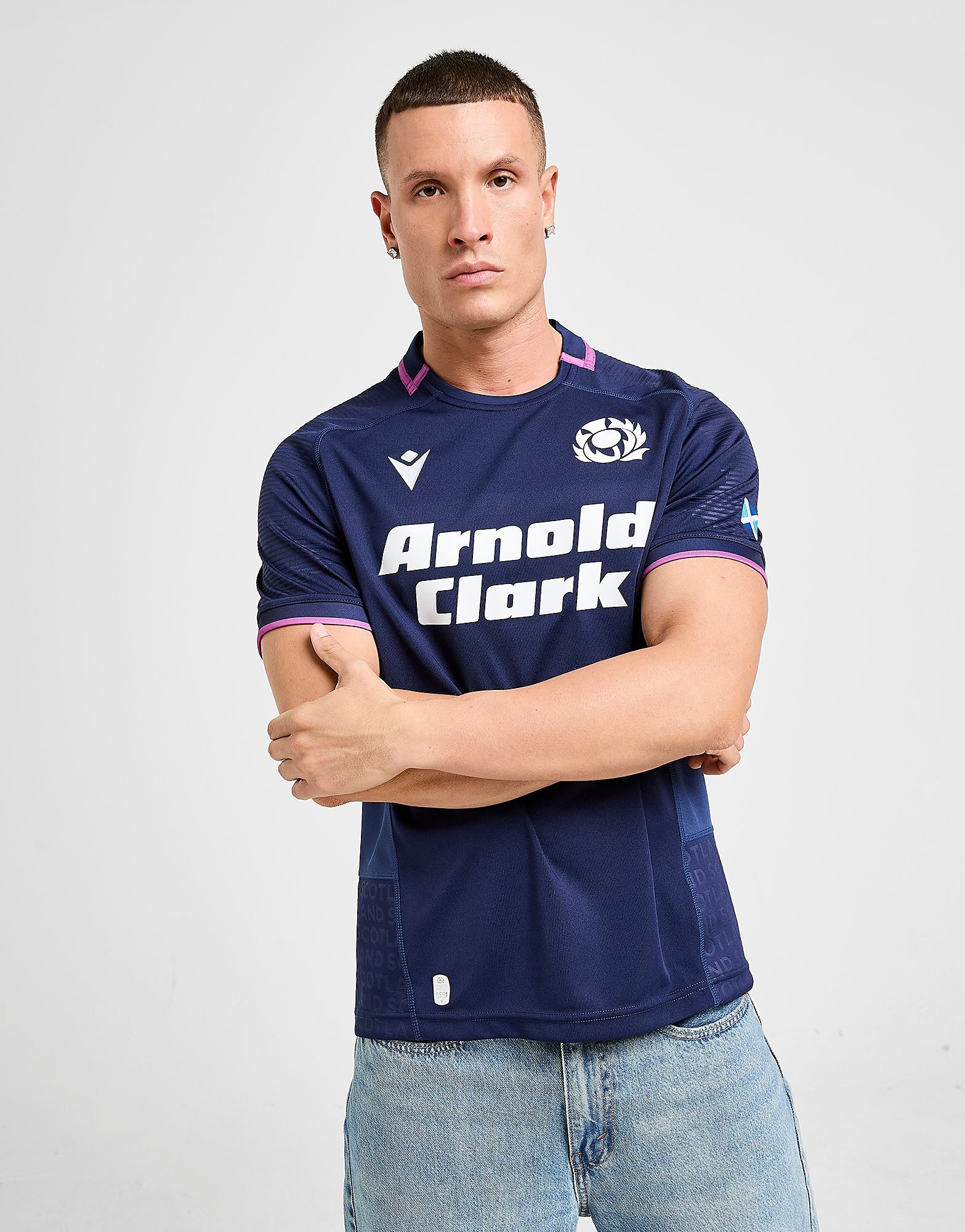 Macron Scotland Rugby 202526 Home Shirt