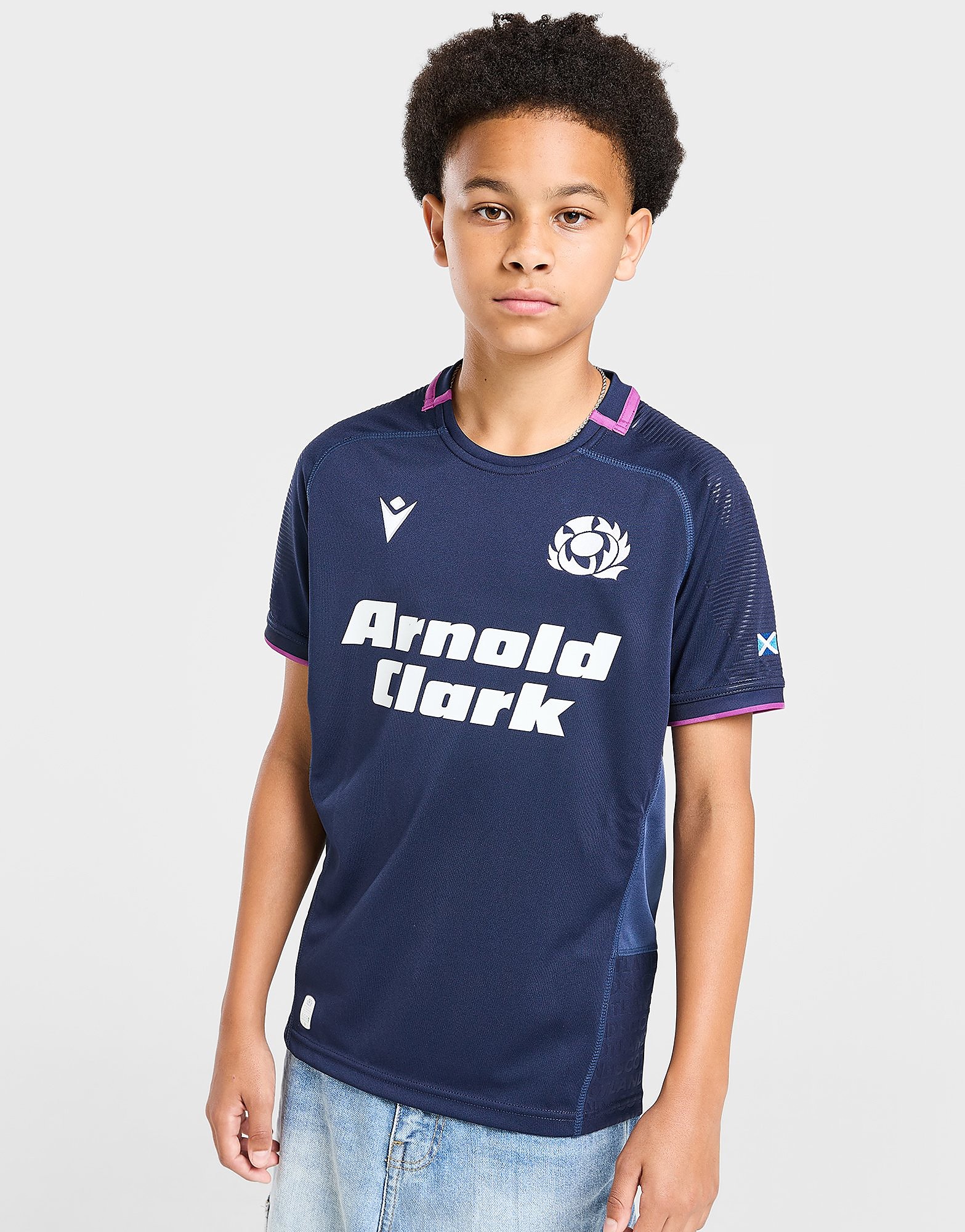 Macron Scotland Rugby 202526 Home Shirt Junior