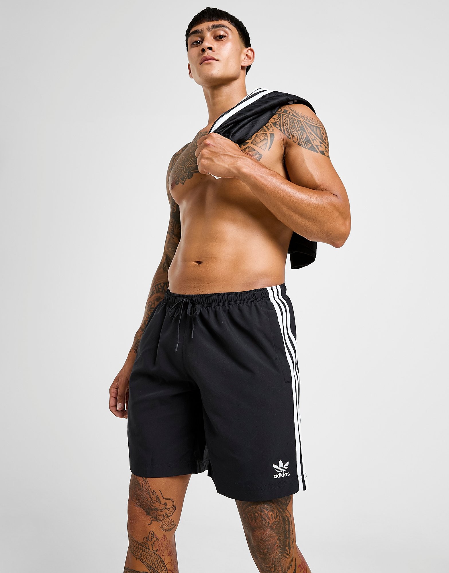 adidas Originals Adicolor 3-Stripes 8 Costume, nero