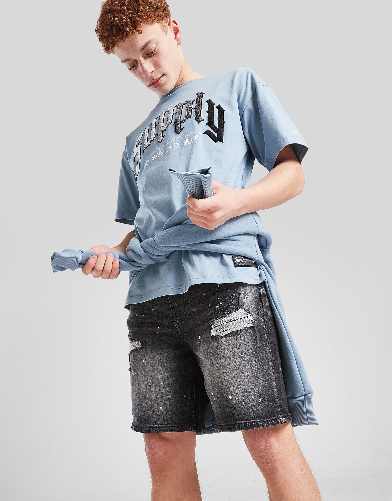 Pantaloncino Denim Otto Junior - Blu, blu blu Bambino taglia 12-13Y