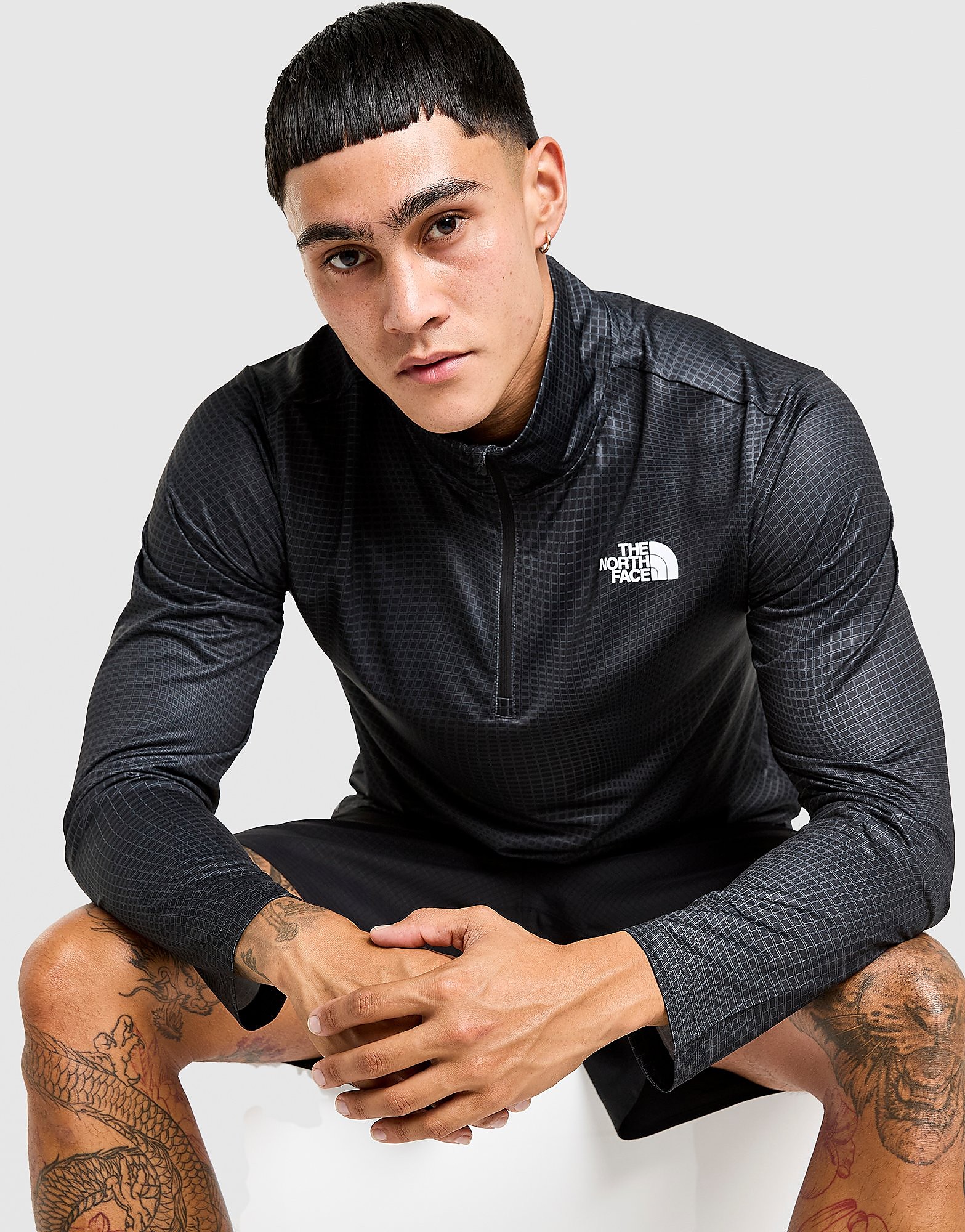 The North Face 247 14 Zip Grid Top