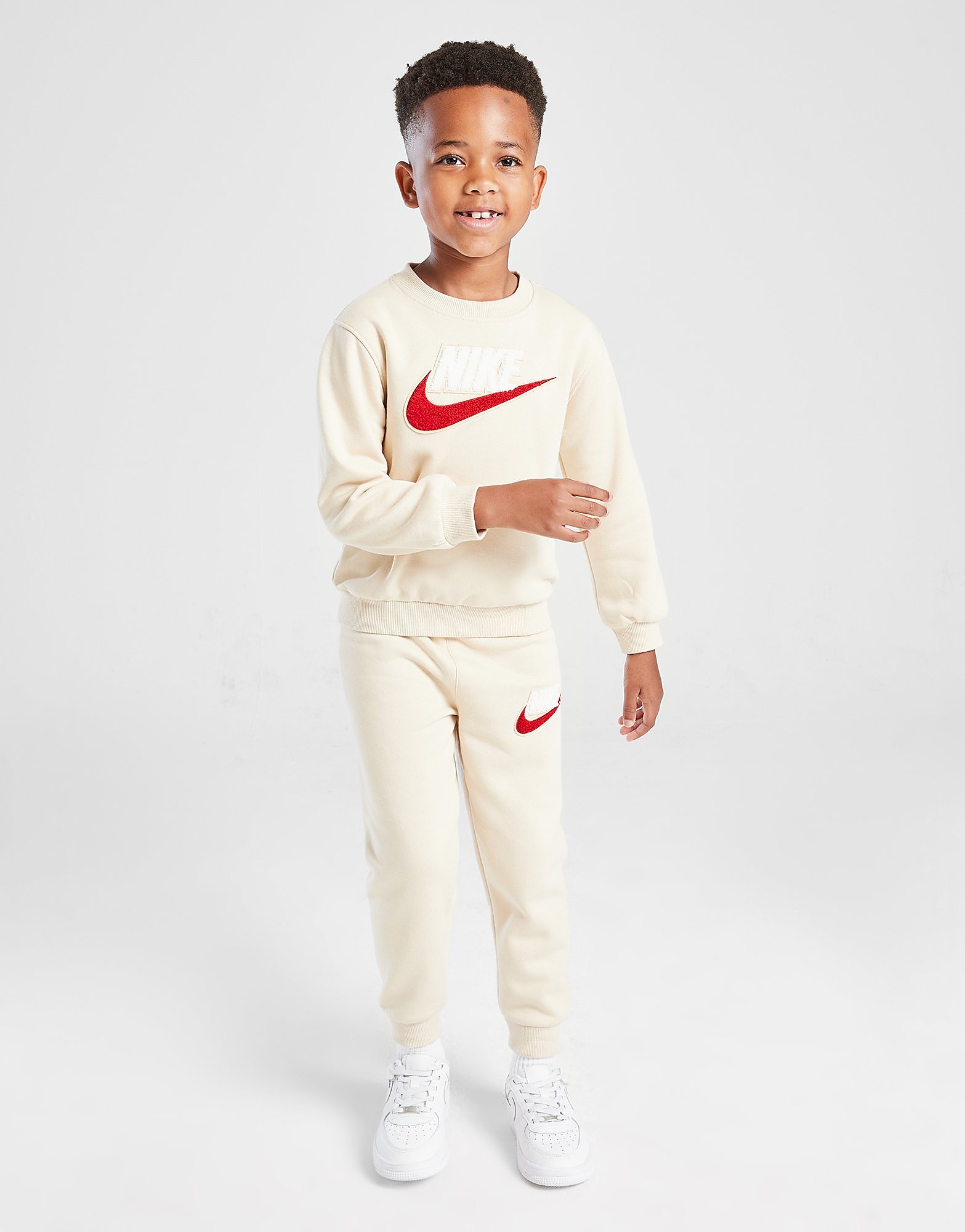 Nike Club Chenille Crew Tracksuit Children