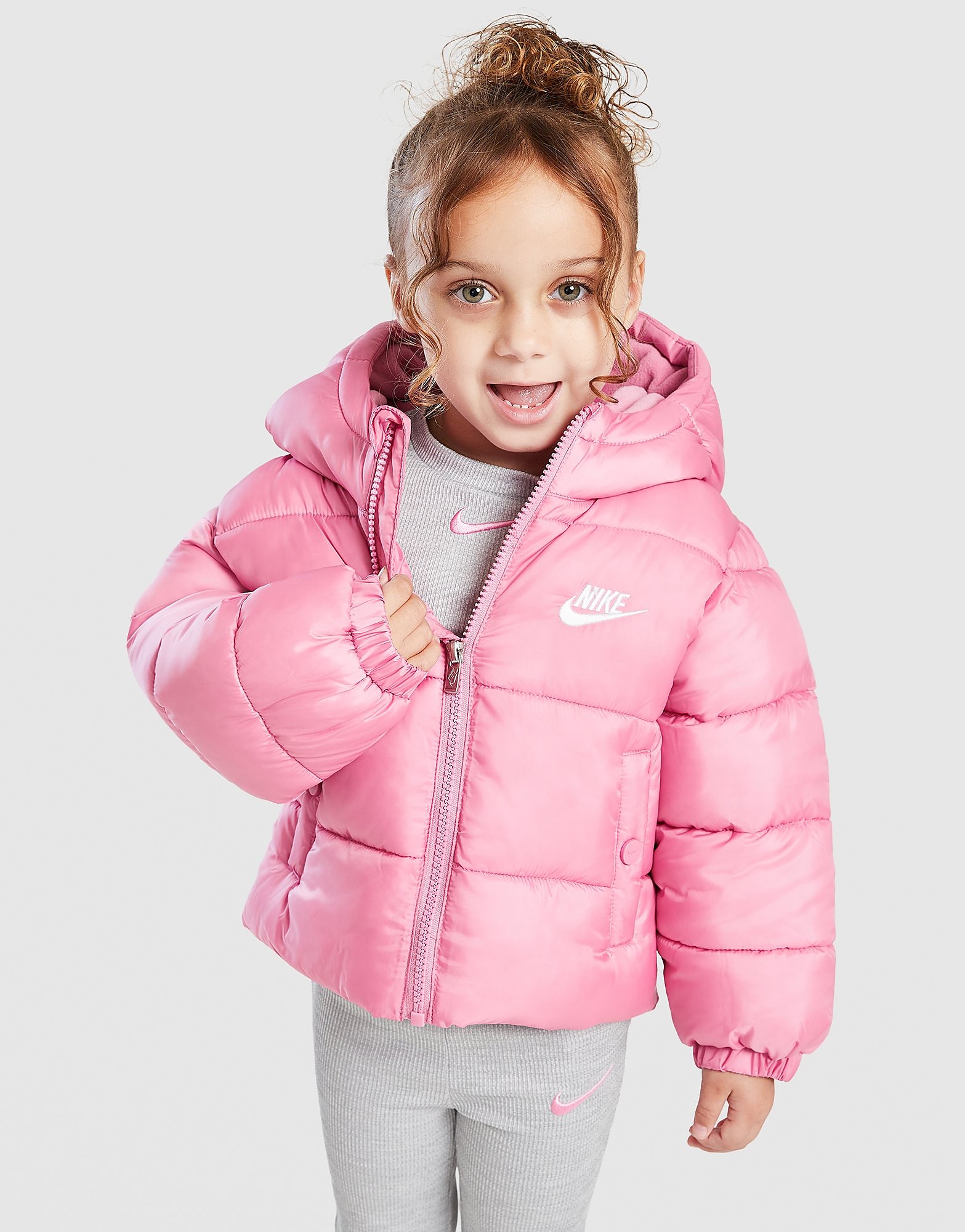 Nike Girls' Wide Baffle Puffer Jacket Infants