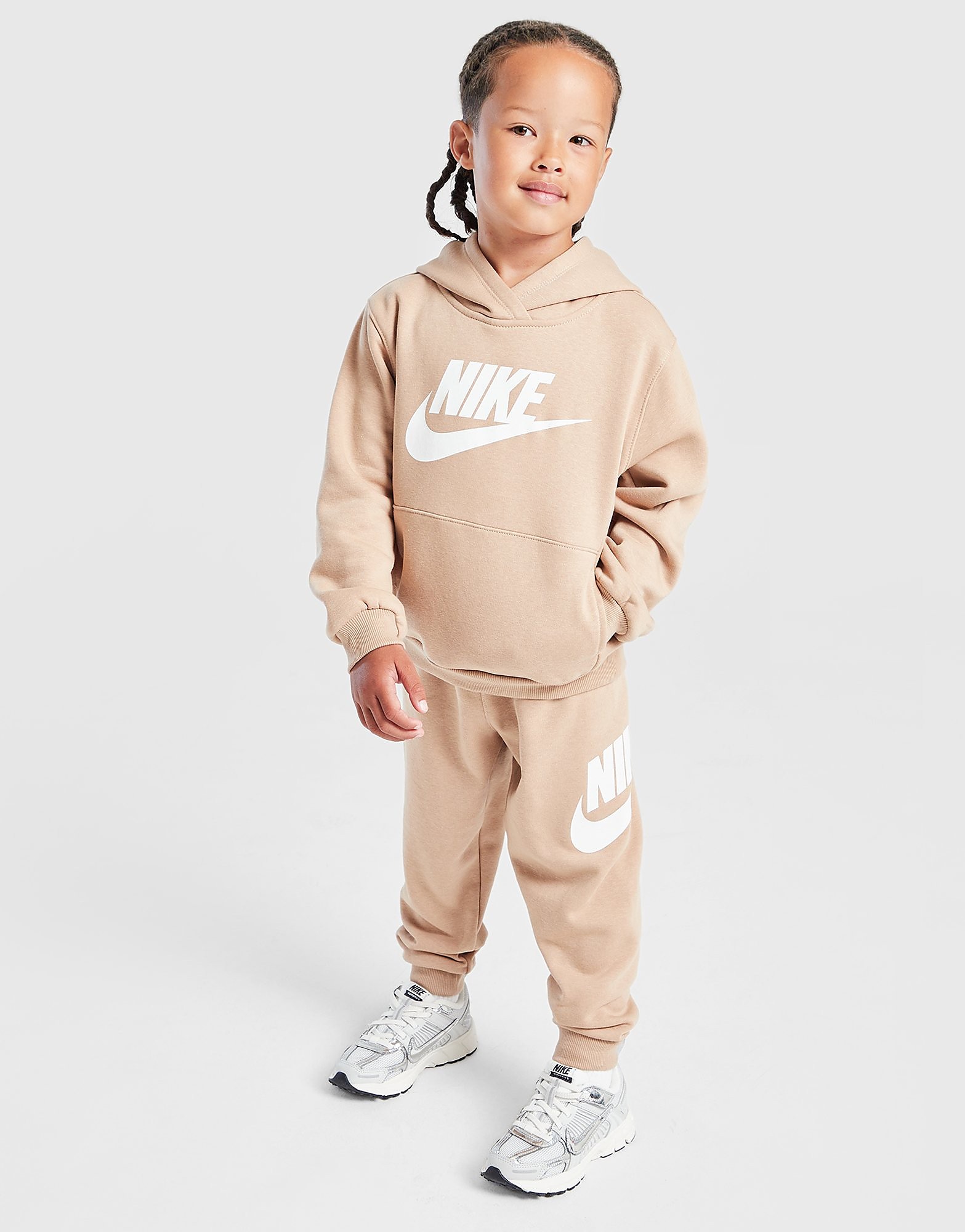 Nike Club Fleece Tracksuit Children Maron Maron