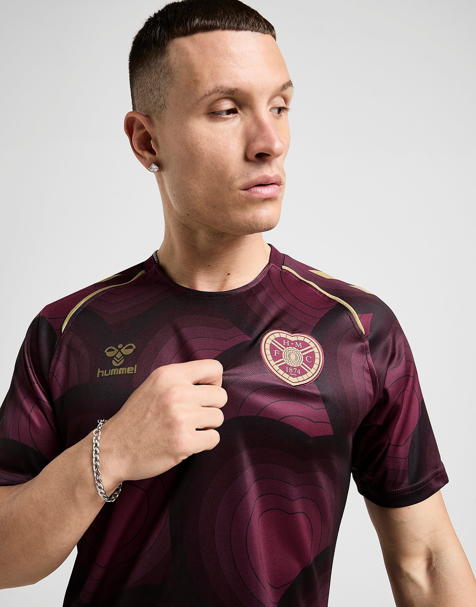 Hummel Hearts FC 202526 Match Home Shirt