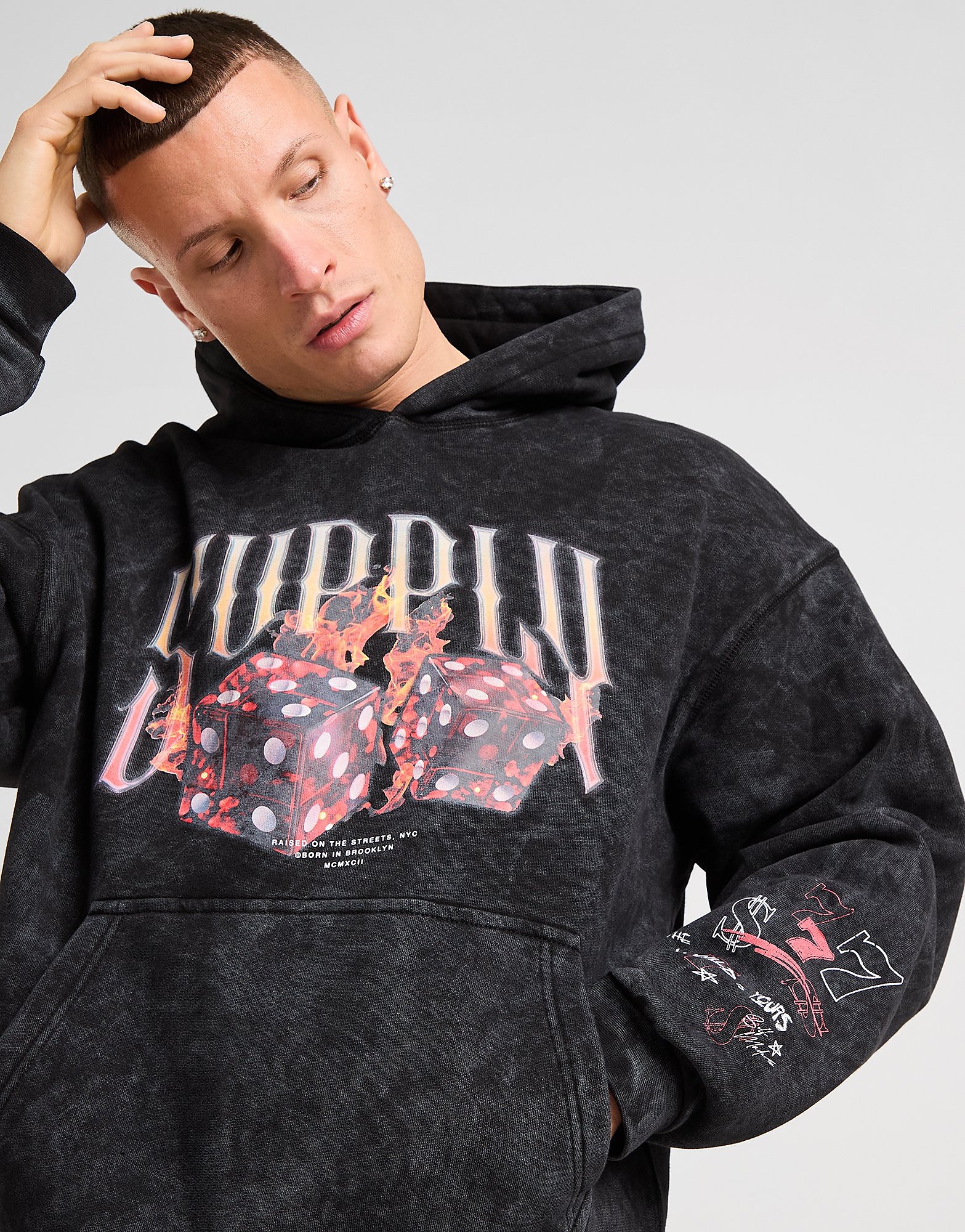 Supply & Demand Sweat à Capuche Fire Dice Homme