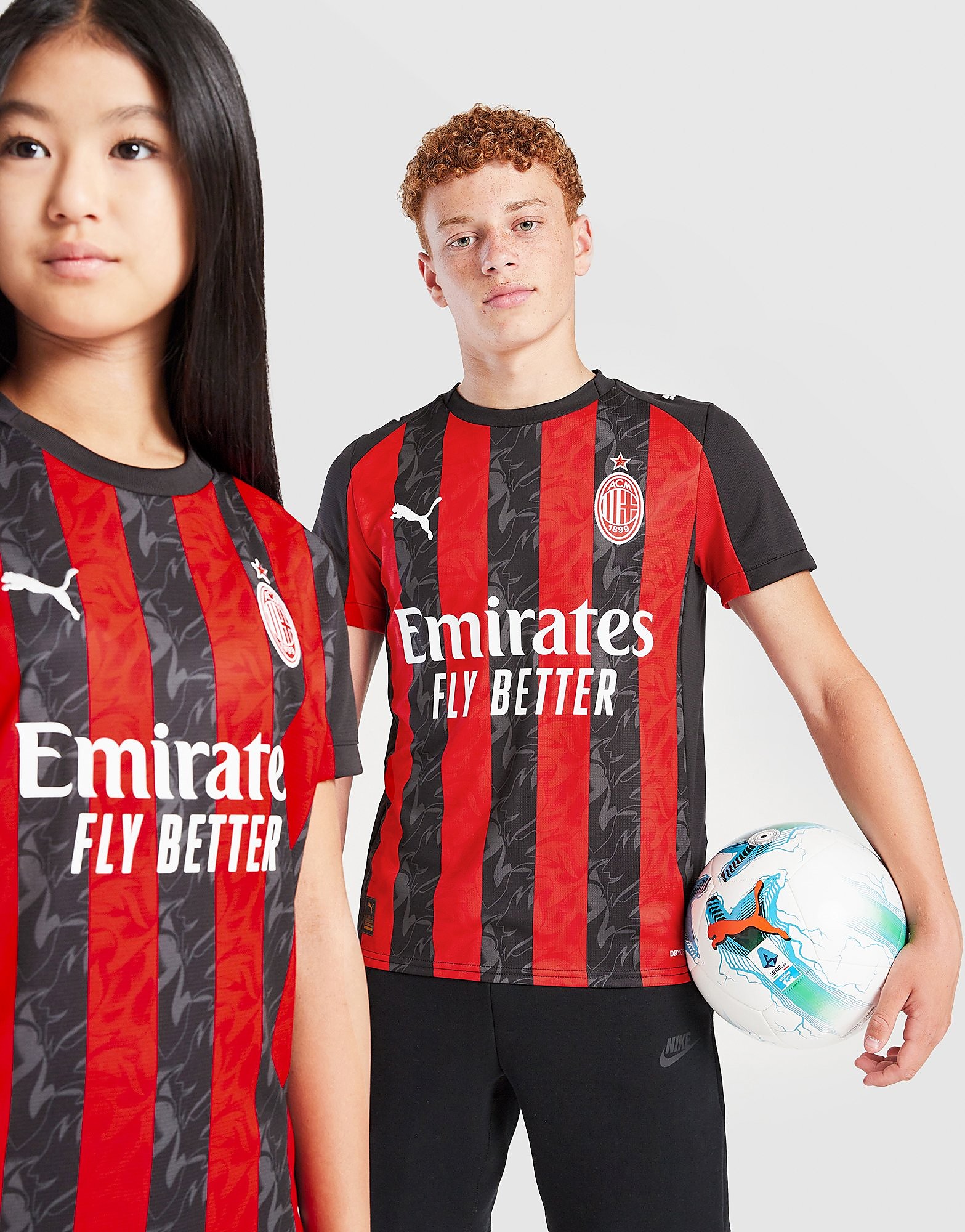 PUMA AC Milan 202526 Home Shirt Junior