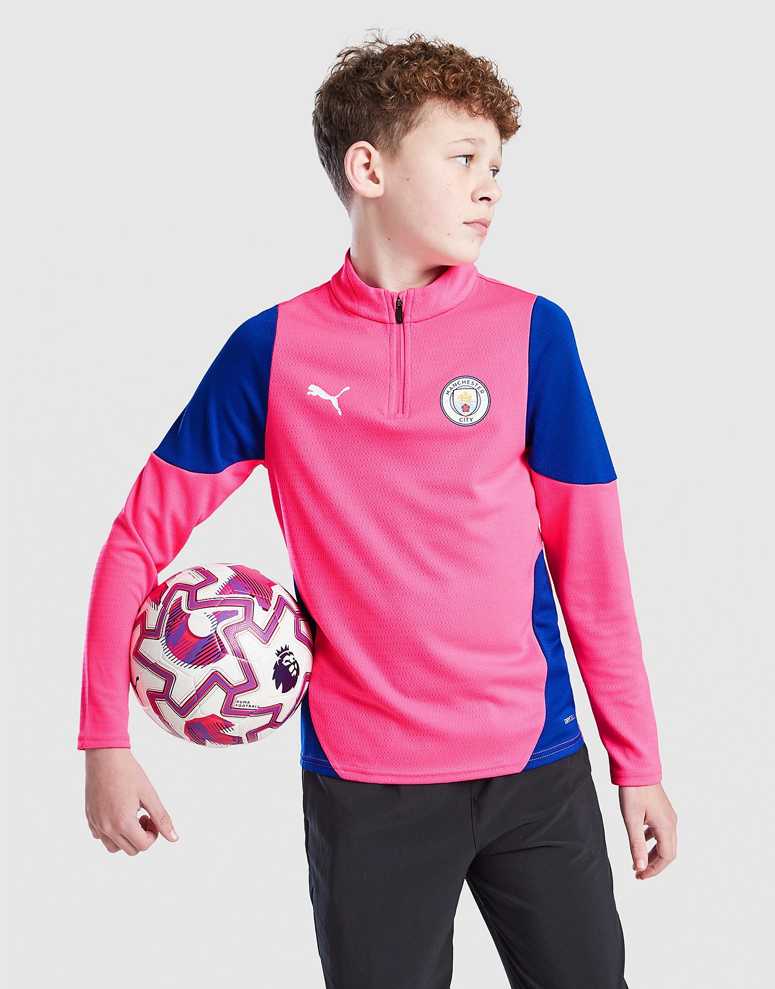 PUMA Manchester City FC Training 14 Zip Top Junior