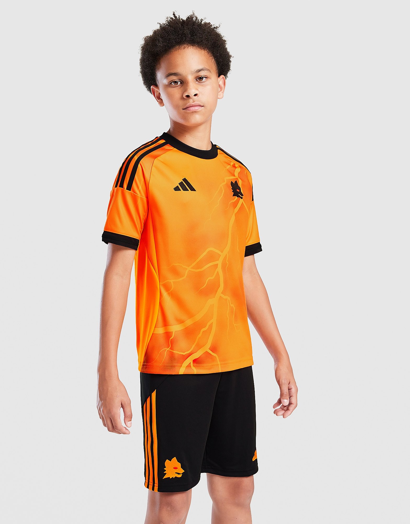 adidas AS Roma 2025/26 Pantaloncino Trasferta Junior