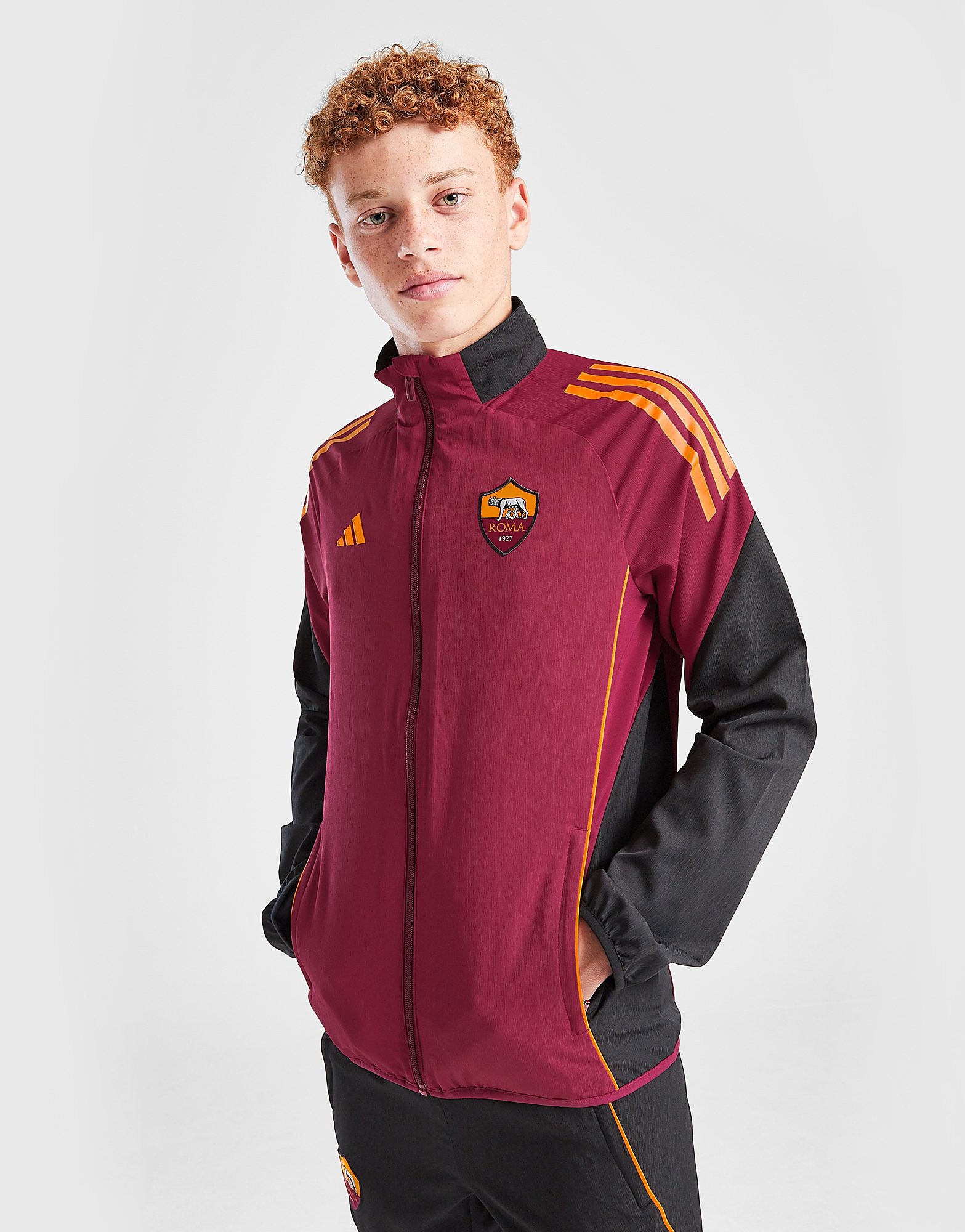 adidas AS Roma Presentation Jacket Junior