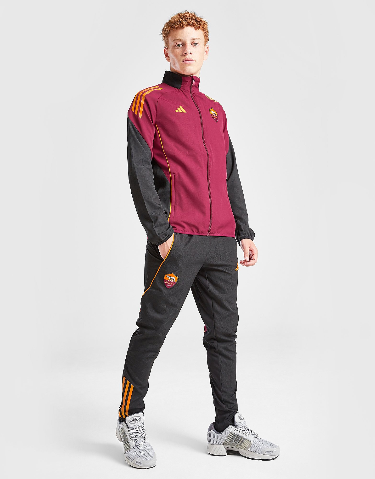 adidas AS Roma Presentation Track Pants Junior