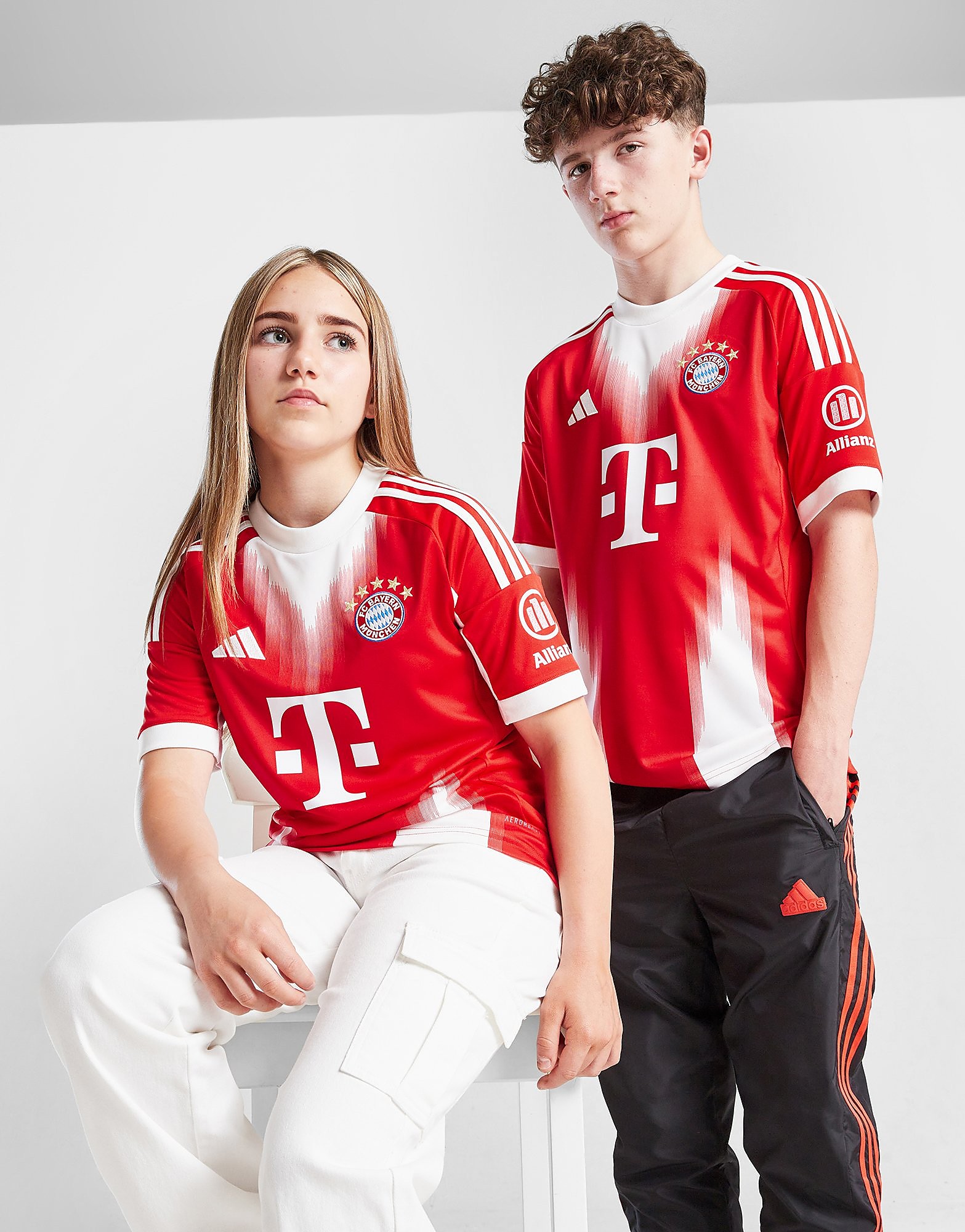 adidas FC Bayern Munich 202526 Home Shirt Junior