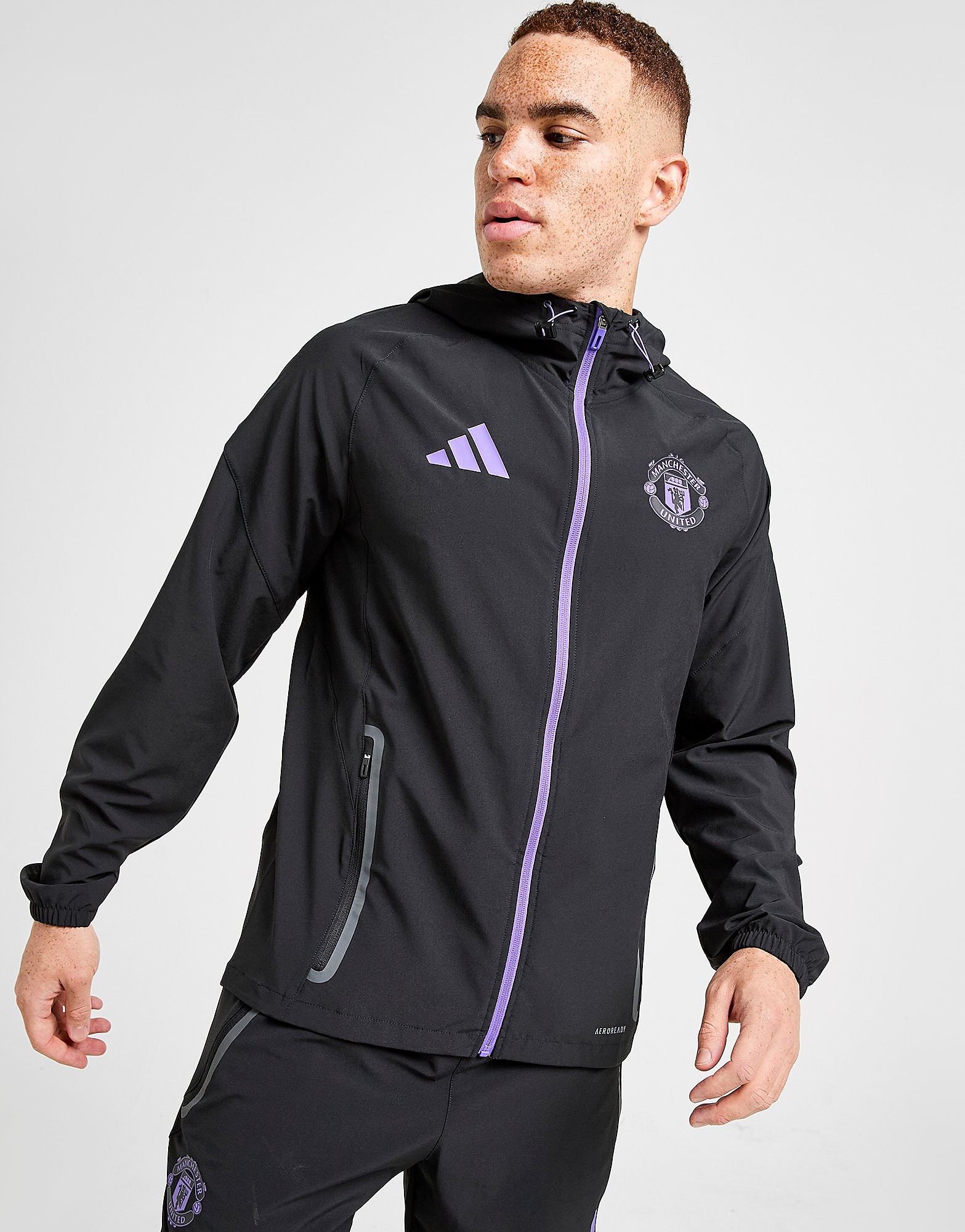 adidas Manchester United Tiro 25 Competition Vis Tech Veste de voyage