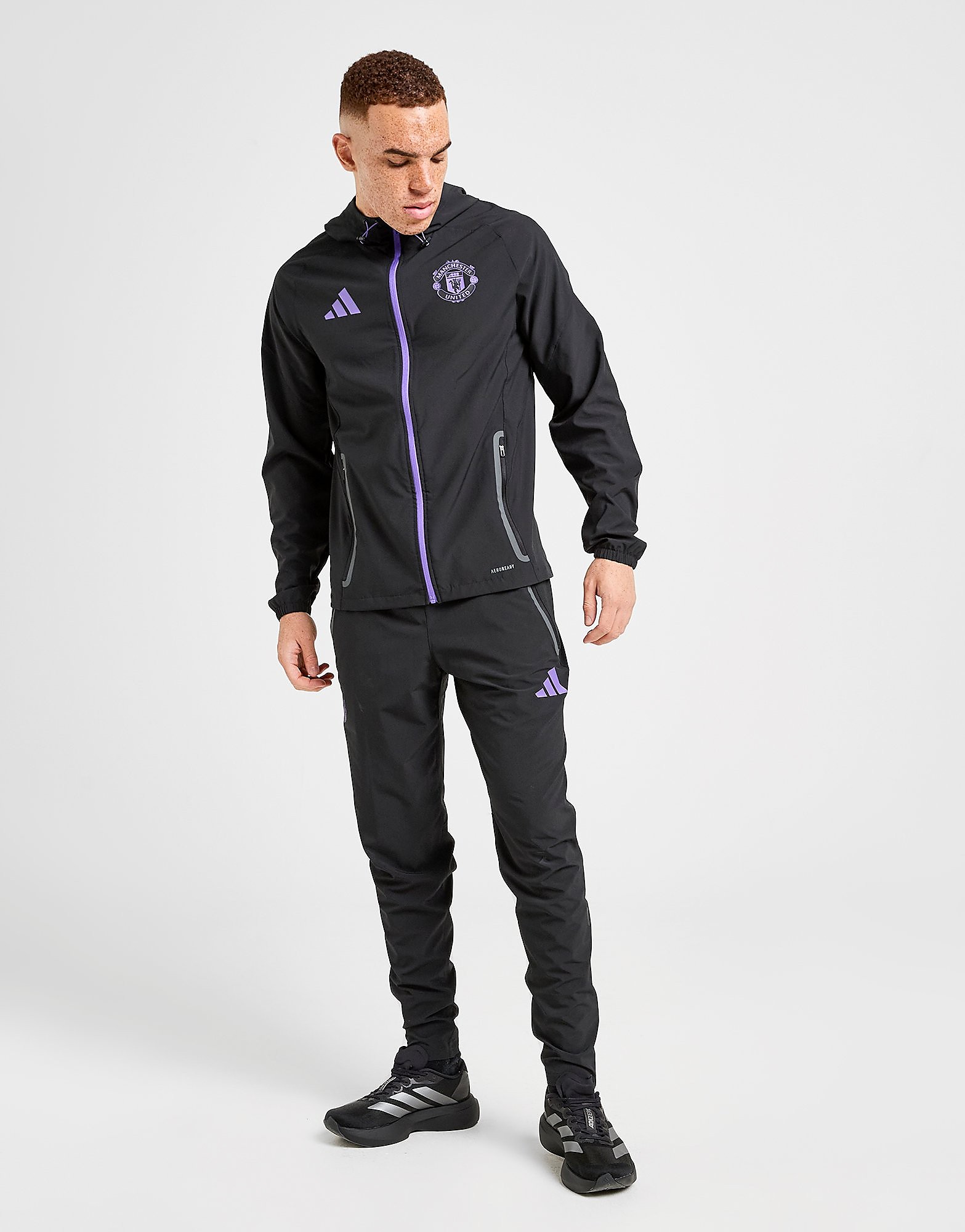 adidas Manchester United Tiro 25 Competition Vis Tech Pantalon de voyage