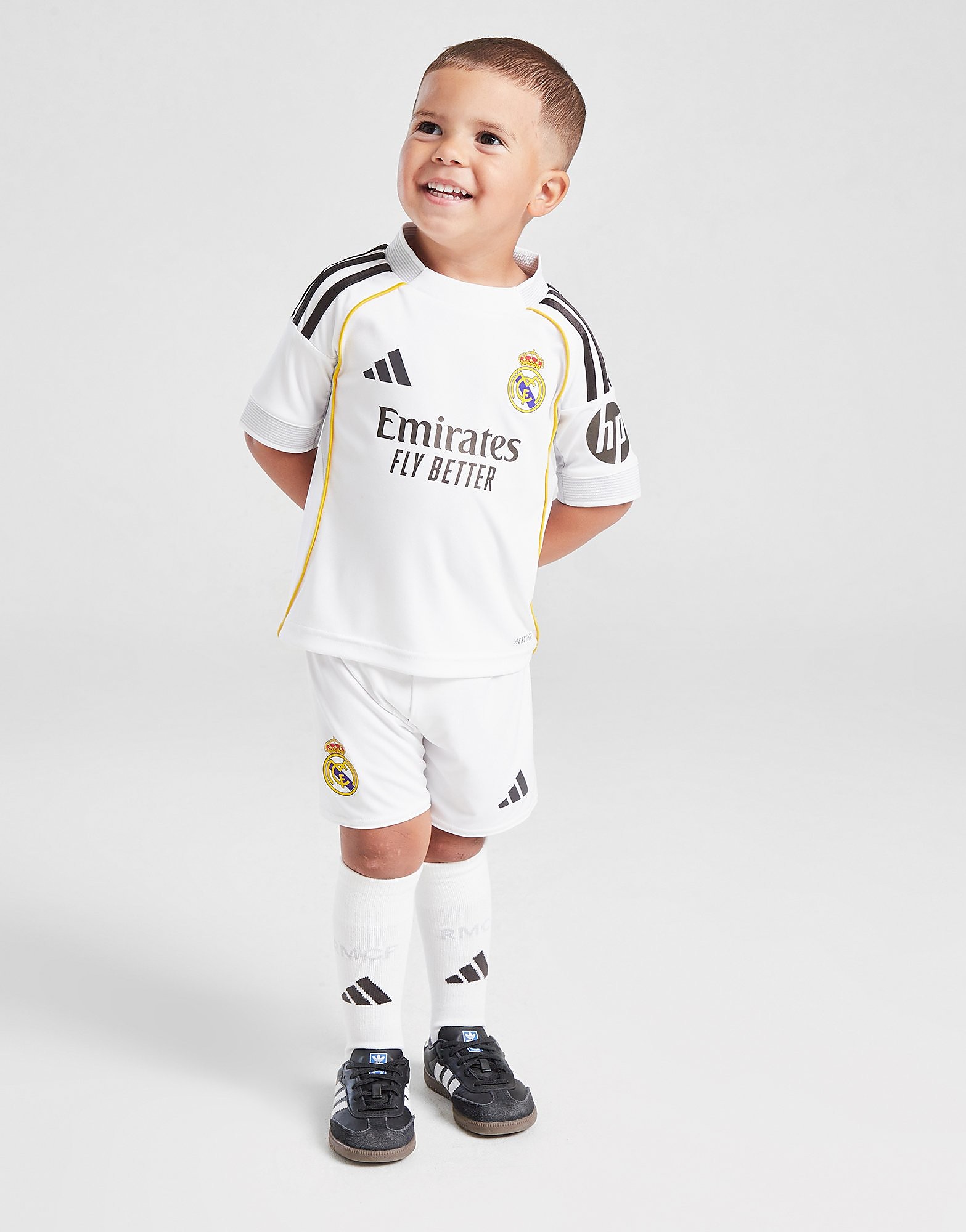 adidas Real Madrid 202526 Home Kit Children