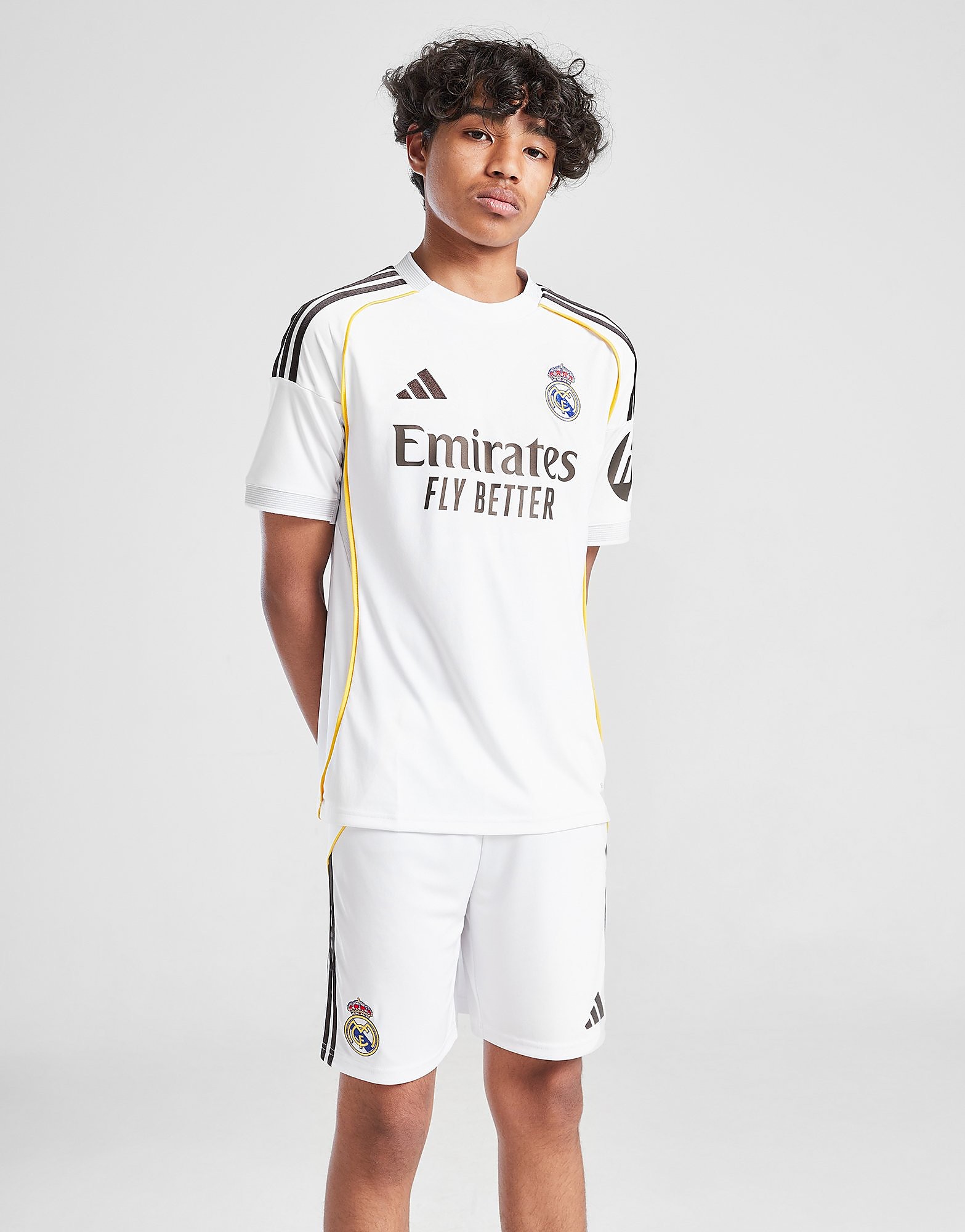 adidas Real Madrid 202526 Home Shorts Junior